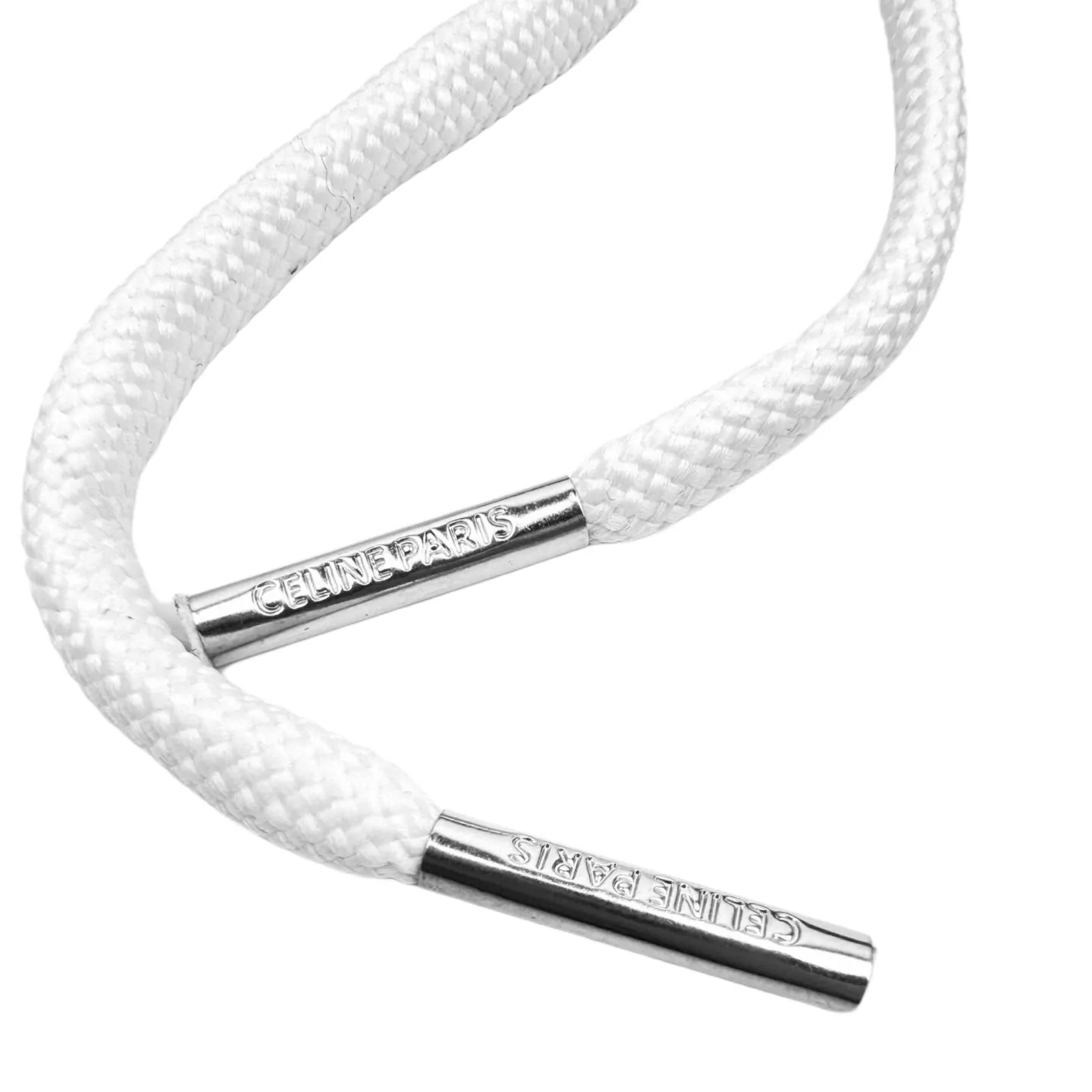 🅿️430 [Exclusive supply] Celine Arc de Triomphe embroidered webbing trousers. Original purchase and development of 9,300. The fabric is made of customized recycled condensation double-sided silk. Silky and delicate, as if caressing the early morning dew. Comfortable and close to the skin. The softness of off-white and the depth of black collide to form a strong visual impact. The contrasting string webbing on the side gives a unique sense of line. The iconic CELINE Arc de Triomphe embroidery is embellishment and is highly recognizable. Outlined with smooth straight lines, from the waist to the trouser legs in one go, interpreting the profound connotation of French elegance. A rare wear product, using imported machine embroidery technology. Using advanced computer control systems and precision mechanical components to realize the Arc de Triomphe embroidery operation with high precision. The lines are smooth and delicate, and the pure hand-made seamless webbing edge blending process uses special hand stitching to sew from the inside of the webbing and trouser legs. Hidden routing and fine stitching. The webbing is perfectly integrated with the trouser legs, presenting a simple and smooth appearance. The fabrics are washed and have a better hand feel. It is not easy to deform, shrink or fade, and maintains long-term beauty. Size:S/M/L/XL