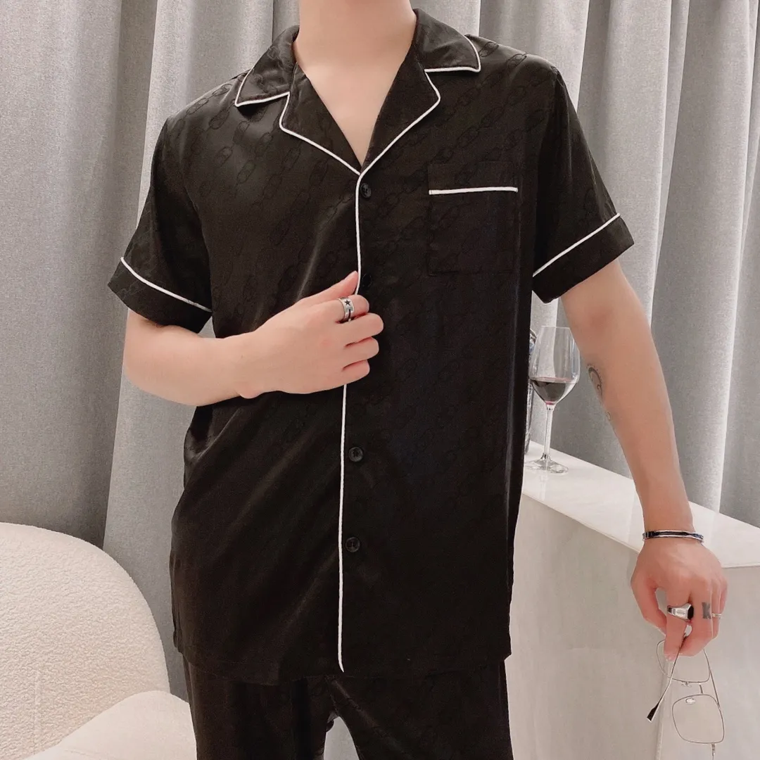 🅿️360 CELINE home wear, high-definition Korean silk fabric, soft and comfortable, same style for men and women, women's size: XS～M, men's size: M～XXXL