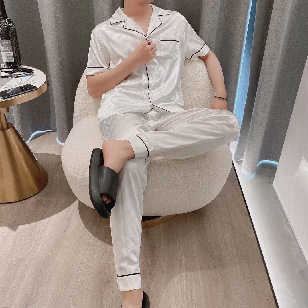 🅿️360 CELINE home wear, high-definition Korean silk fabric, soft and comfortable, same style for men and women, women's size: XS～M, men's size: M～XXXL