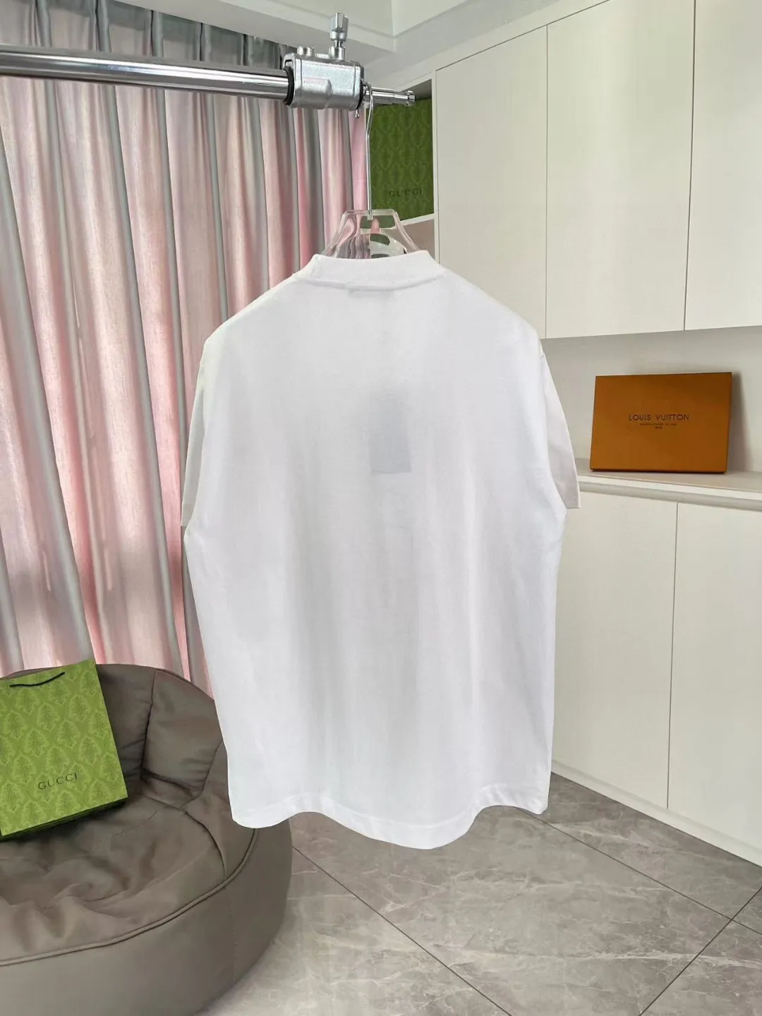 🅿️170 Celine 2025 summer new style personalized letter logo printing customized fabric 300g short-sleeved T-shirt for men and women size: S M L XL XXL five sizes color: black white pink sky blue