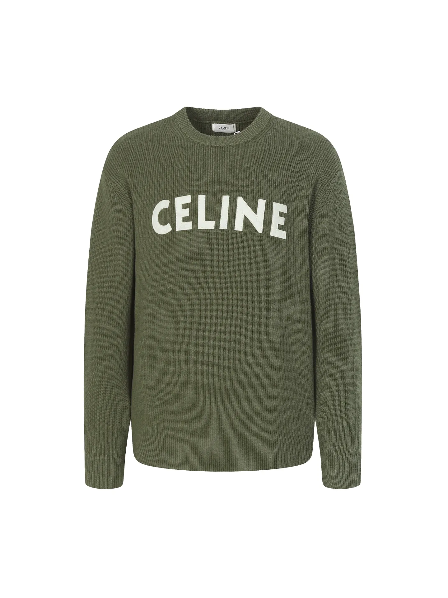 🅿️340 CELINE autumn and winter letter round neck knitted sweater. Fabric: imported wool, hand-cuffed/feeling soft, smooth and comfortable. Jacquard: Large letters Accessories: Main label, washed label and hang tag all customized. Size: S-L