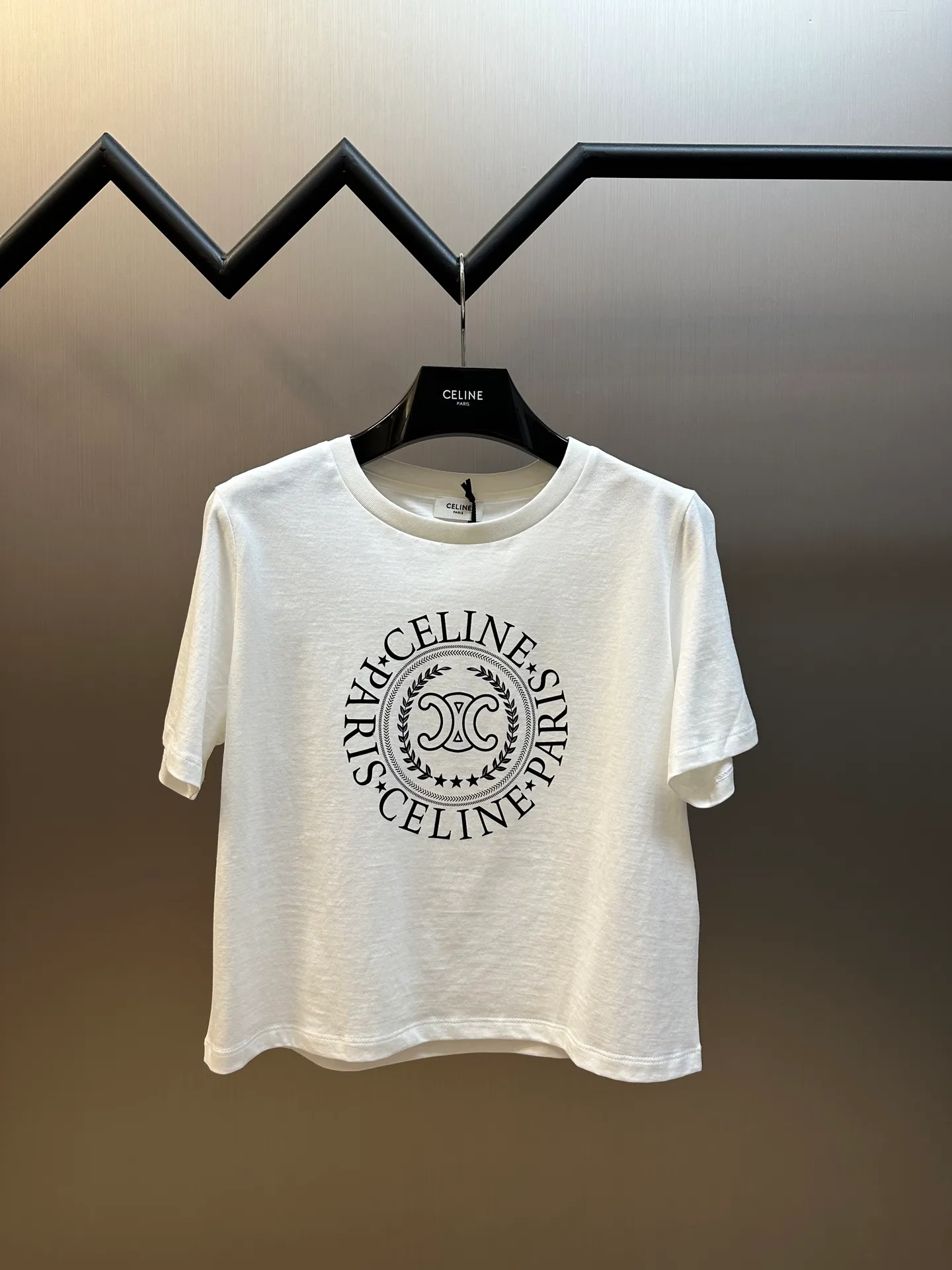 🅿️250 Celine Arc de Triomphe printed short-sleeved size: s m l