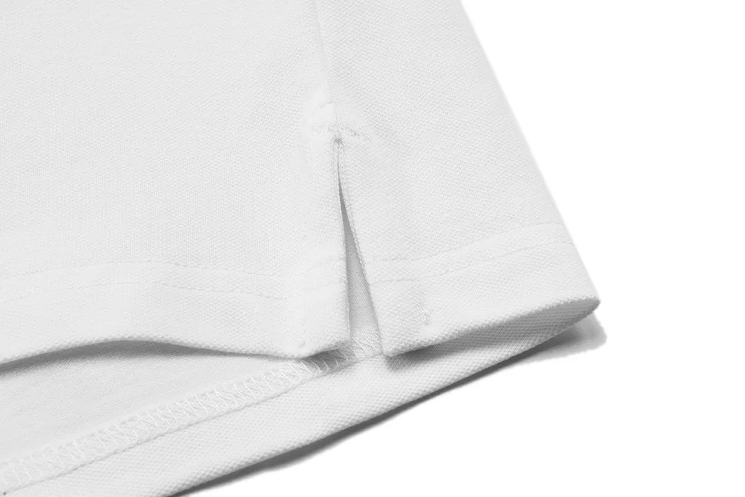 🅿️190 Celine 2025 new Arc de Triomphe logo embroidery, same style for men and women, casual polo shirt ·Customized pique cotton fabric ·Imported Tajima machine embroidery technology ·Collar tag, main mark and three labels complete Color: White Size: M-XXXL