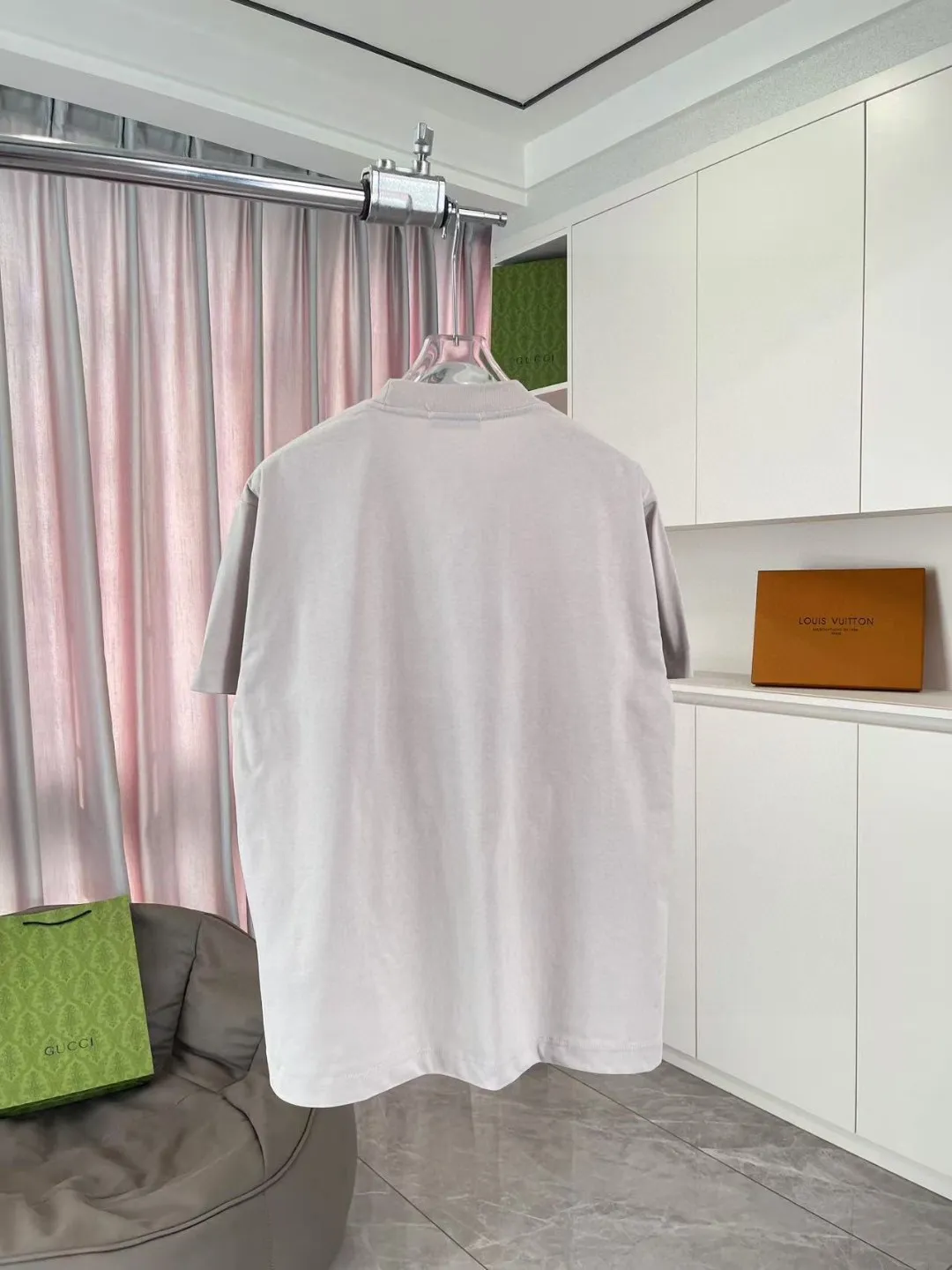 🅿️170 Celine Celine 2025 summer new style personalized letter logo printing customized fabric 300g short-sleeved T-shirt same style for men and women Size: S M L XL XXL five sizes Color: black white pink iron gray