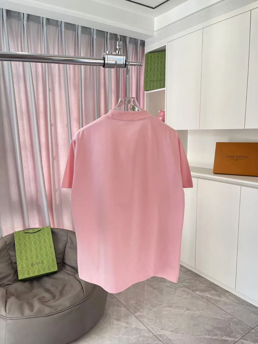 🅿️170 Celine Celine 2025 summer new style personalized letter logo printing customized fabric 300g short-sleeved T-shirt same style for men and women Size: S M L XL XXL five sizes Color: black white pink iron gray