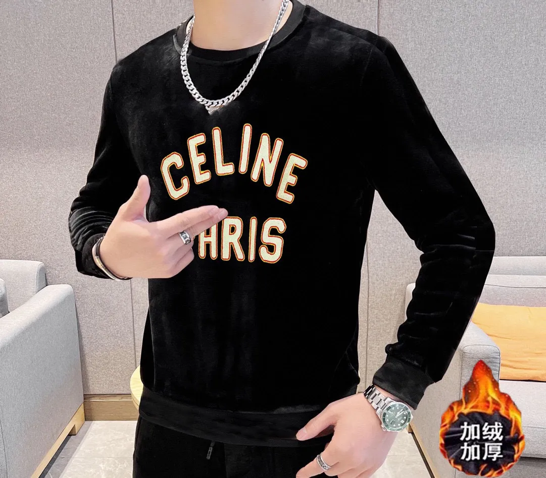 🅿️420 [CELINE Celine] (double-sided gold velvet) hot-selling suit is coming. Focus on the original version of the official website. 2025 new hot-selling gold velvet suit. The original order is the best. 🇭🇰The meticulous work of top designers. Just for a fitting and perfect upper body effect. 100% all-natural high-quality gold velvet, close-fitting comfort, noble and elegant! Original hardware embodies elegance and nobility! Counter size: M-4XL (up to 200 pounds)