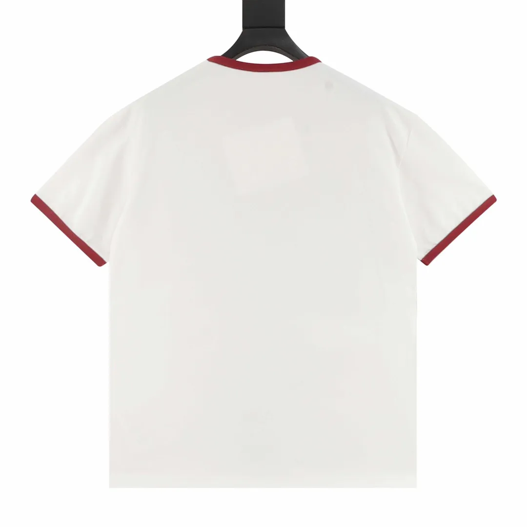 🅿️250 Celine letter logo short-sleeved T-shirt, complete with three labels, made of high-end Salona fabric, imported printed pattern on the front, very comfortable to the touch, OS drop shoulder version, fashionable and personalized, super versatile! The threaded neckline is not loose, the color is fixed at high temperature, and the through-shoulder strapping process is used. Unisex Size: XS-L