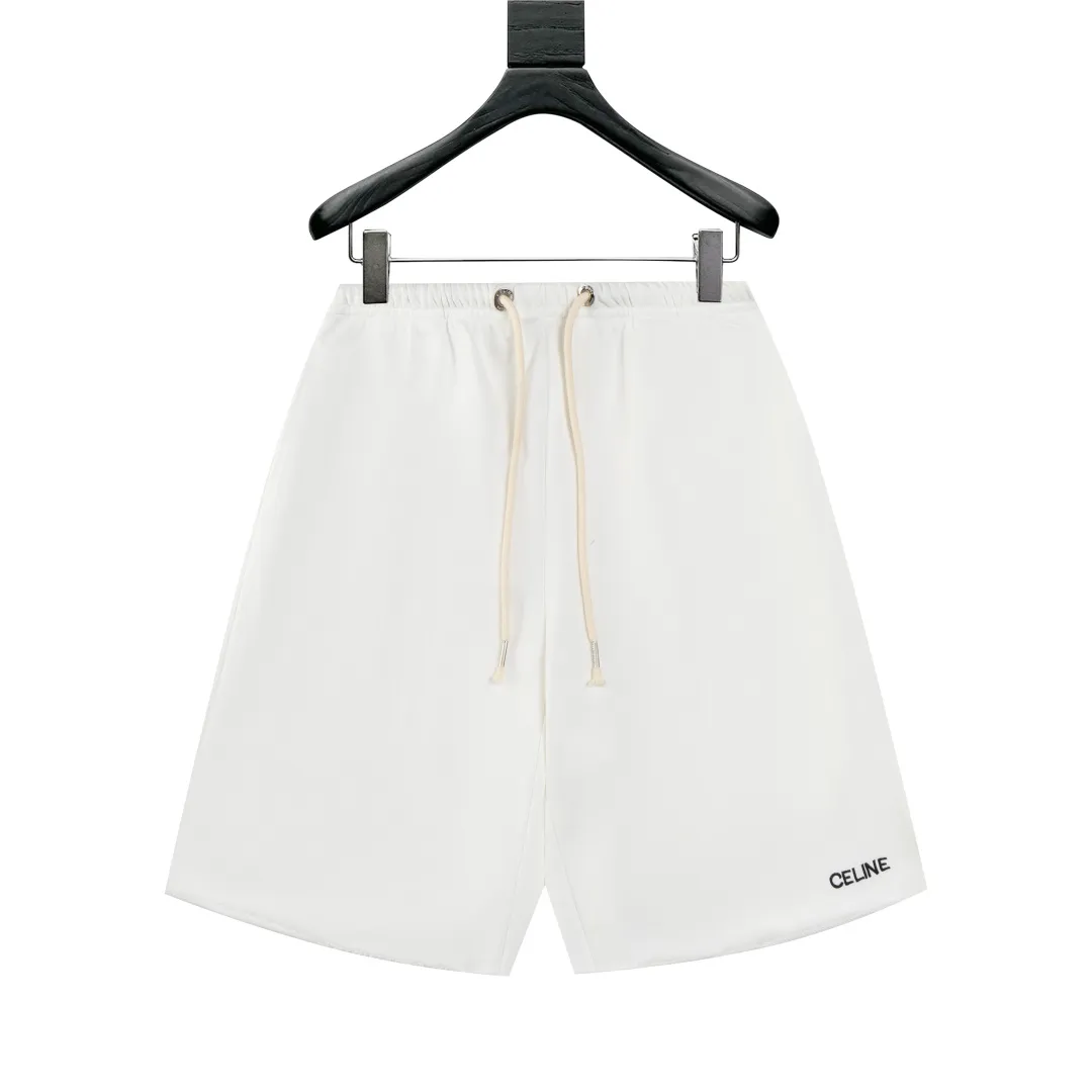 🅿️200 Celine 25SS counters are selling new printed shorts. Custom-woven and dyed 400g fabric. Logo-printed shorts. Versatile and low-key. Tight and three-dimensional. Customized logo hardware. Very detailed. Yb YB is available in two colors at the same time. Same style for men and women. Size: XS-L