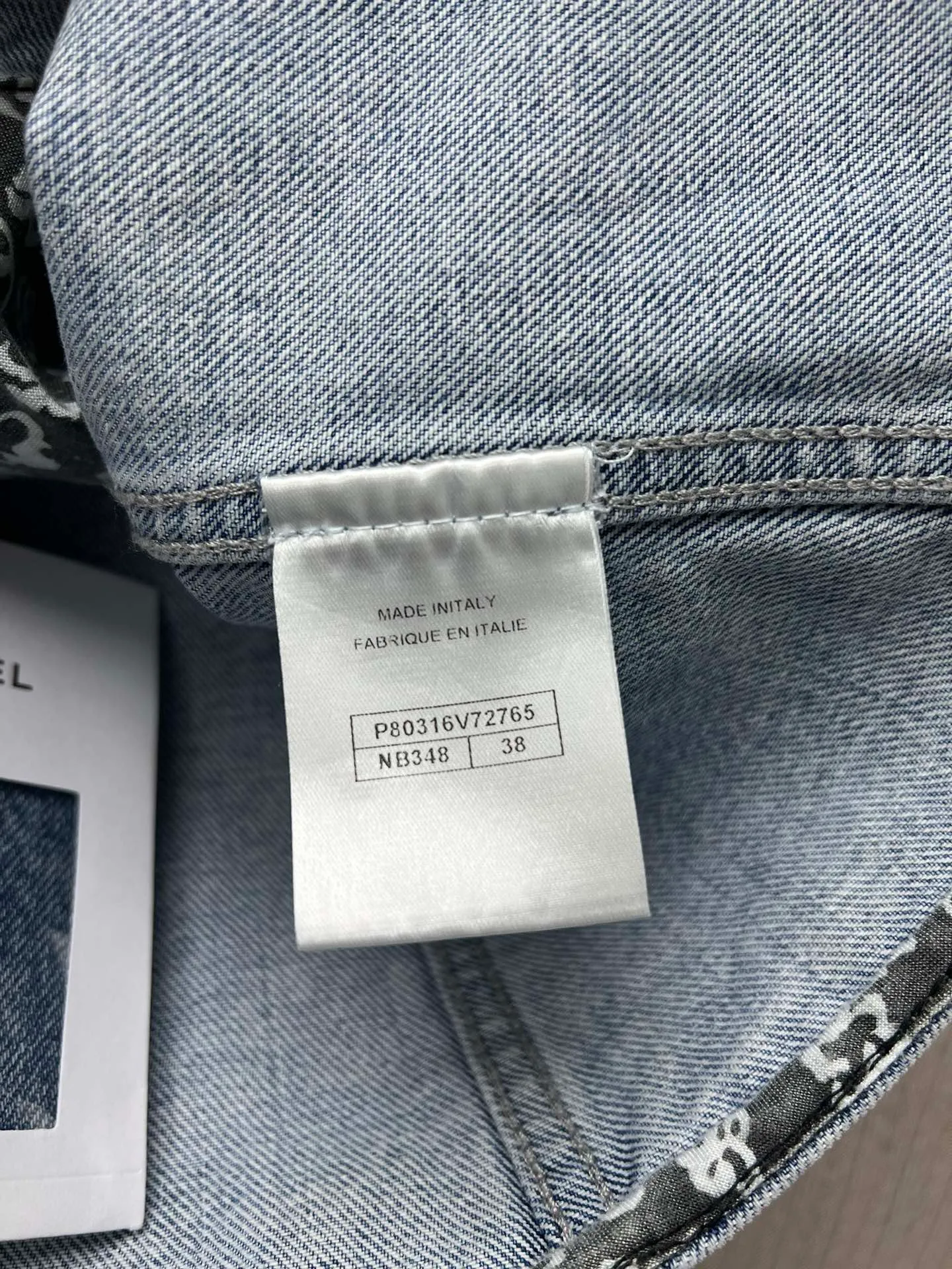 🅿️400 Chanel 25ss new preview series washed denim button slim sling women's high version code number: S.M.L.