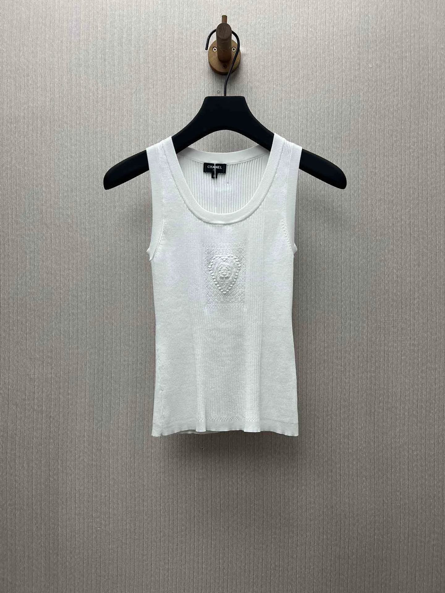 🅿️430 Chanel 25ss new pattern cotton vertical stripe pullover vest for women Size: S.M.L.