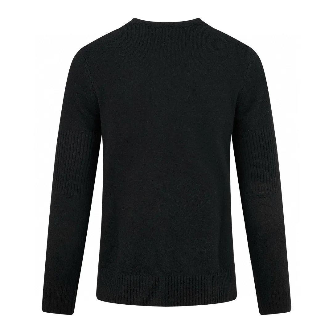🅿️500 [Exclusive supply] Chanel schoolbag button crew neck sweater (black) The fabric is made of custom-woven floral velvet with wool fabric. It has a natural luster and is soft and skin-friendly. It is based on deep black. It is not noisy but has its own light. The shoulders are cleverly integrated into the iconic Chanel schoolbag button design. It is like a smart musical note. It injects a luxurious soul into the simple silhouette. It fits the body lines with a lazy yet elegant posture. It is more calm and restrained under the black rendering. It forms an elegant scenery by itself, using three-dimensional seams. It uses specific sewing methods at the seams to make clothes more three-dimensional and fit the body. The workmanship is cumbersome and complex, and manual sewing machines are required to start and nail the buttons. Precisely start the needle at the starting point of the buttons. Use high-quality needle threads and special sewing machines to sew at a constant speed along the preset path to maintain uniform strength. Ensure beautiful seams, and soften and deodorize the garments through washing. The clothes are deeply cleaned and deodorized through professional washing equipment and specific detergents. Improves the feel and appearance of clothing. Size:38-40-42-44-46