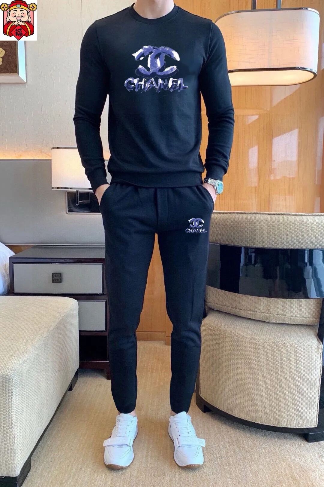 🅿️380 [CHANEL Chanel] (Gospel for Fatty) hot-selling suit is coming. Focus on the original version of the official website. 2025 new hot-selling sweatshirt suit. The original order is the best. 🇭🇰The meticulous work of top designers. Just for a fitting and perfect upper body effect. All-natural high-quality Roman cotton 100%, close-fitting comfort, noble and elegant! Original hardware embodies elegance and nobility! Counter size: M-5XL (maximum wear up to 220 pounds)