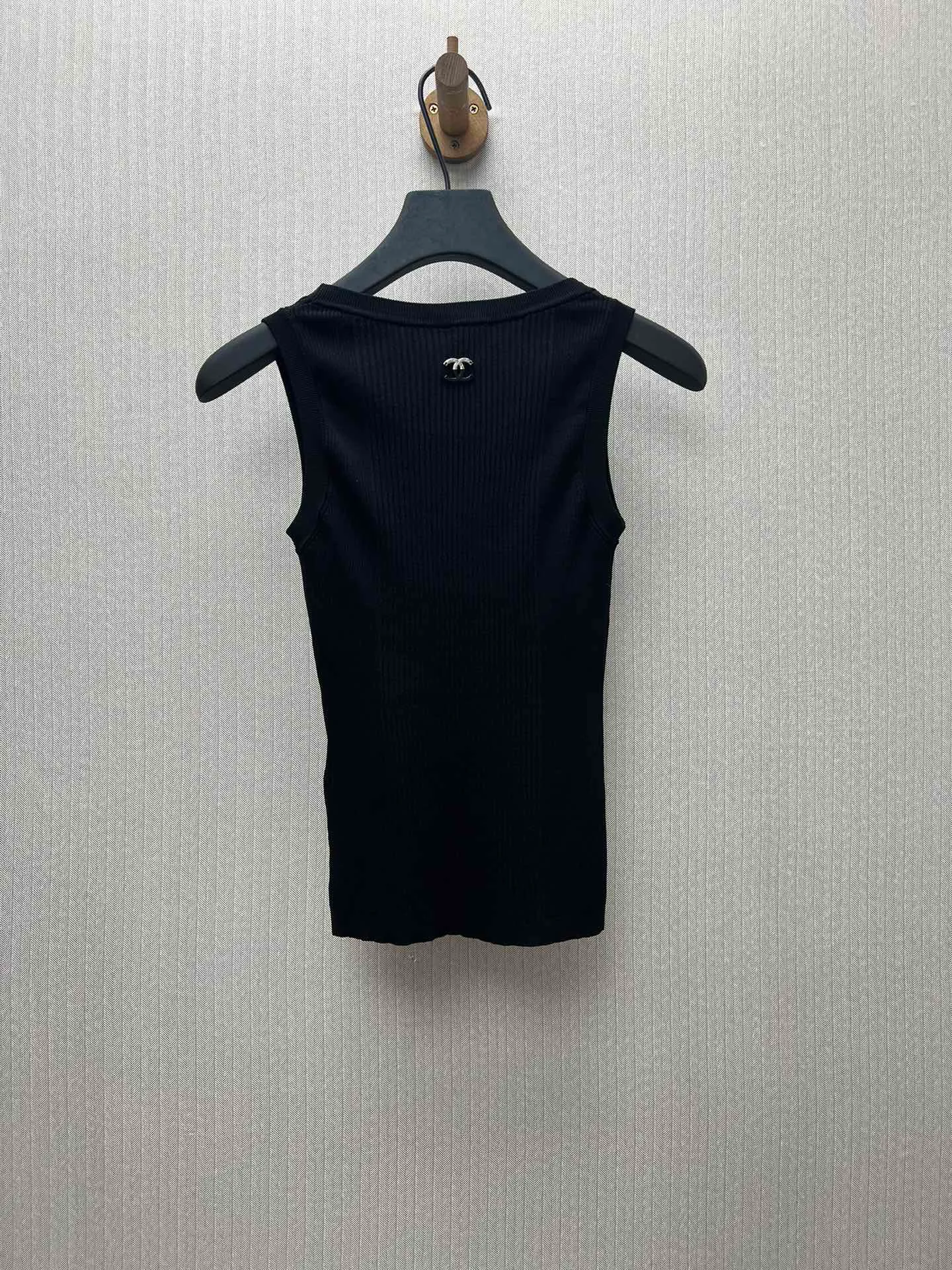 🅿️430 Chanel 25ss new pattern cotton vertical stripe pullover vest for women Size: S.M.L.