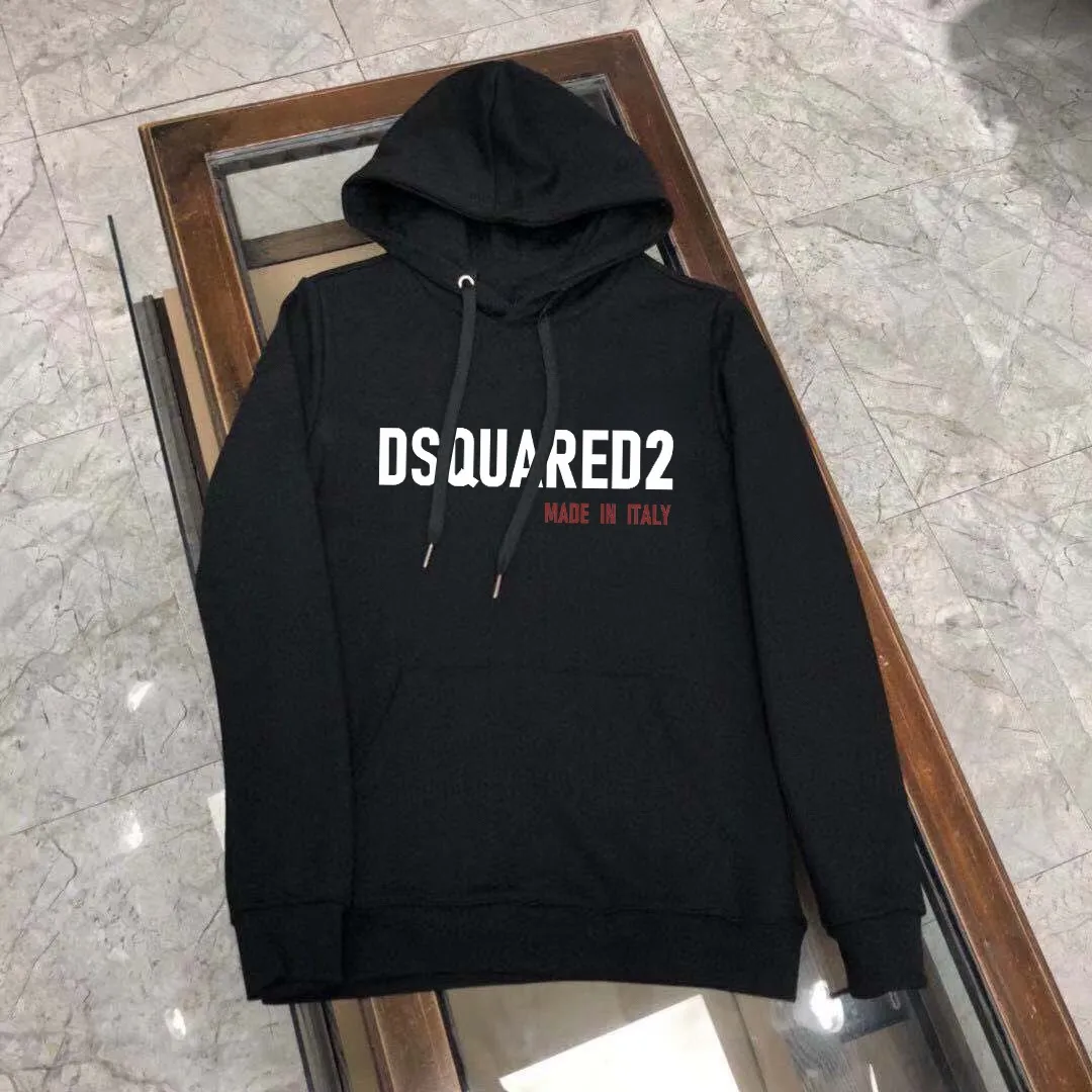 P220 💰 Brand [DSQ2 2nd Power] (Good news for fat people) 2025ss spring latest long-sleeved hooded sweatshirt, available simultaneously on the official website. Refreshing and breathable. Made of top Tencel Roman. Comfortable and soft. 3D three-dimensional clarity. Super fashion sense. Great gift for your own use. Size: M-5XL (can wear up to 220 pounds)