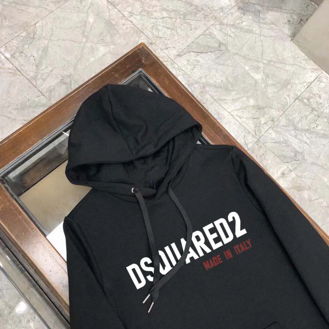 P220 💰 Brand [DSQ2 2nd Power] (Good news for fat people) 2025ss spring latest long-sleeved hooded sweatshirt, available simultaneously on the official website. Refreshing and breathable. Made of top Tencel Roman. Comfortable and soft. 3D three-dimensional clarity. Super fashion sense. Great gift for your own use. Size: M-5XL (can wear up to 220 pounds)