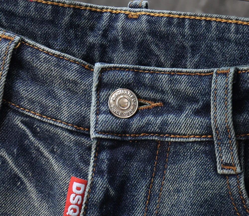 P230 2025 autumn and winter new jeans, straight slim version D2818#