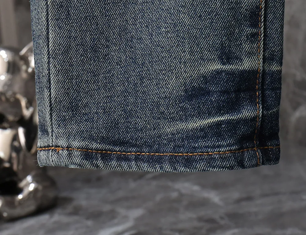 P230 2025 autumn and winter new jeans, straight slim version D2818#