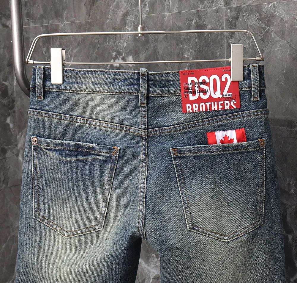 P230 2025 autumn and winter new jeans, straight slim version D2818#