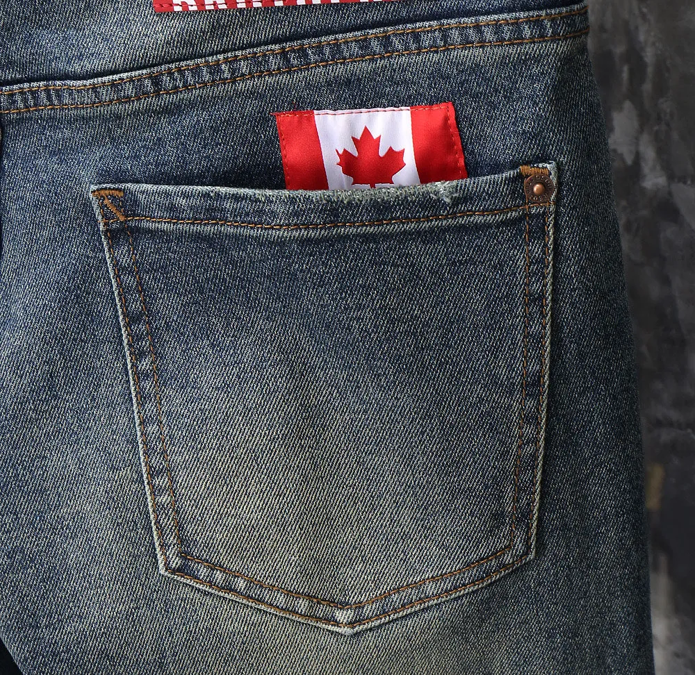 P230 2025 autumn and winter new jeans, straight slim version D2818#