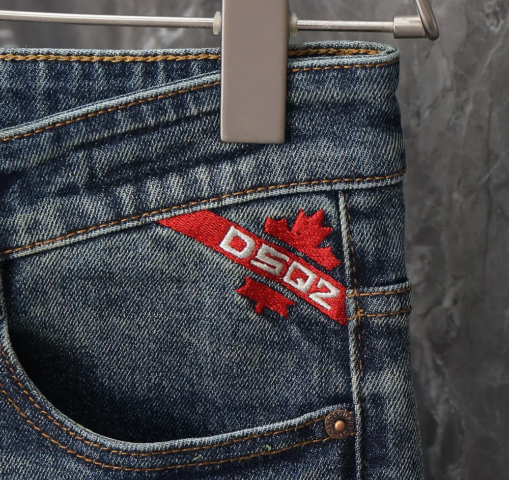 P230 2025 autumn and winter new jeans, straight slim version D2818#