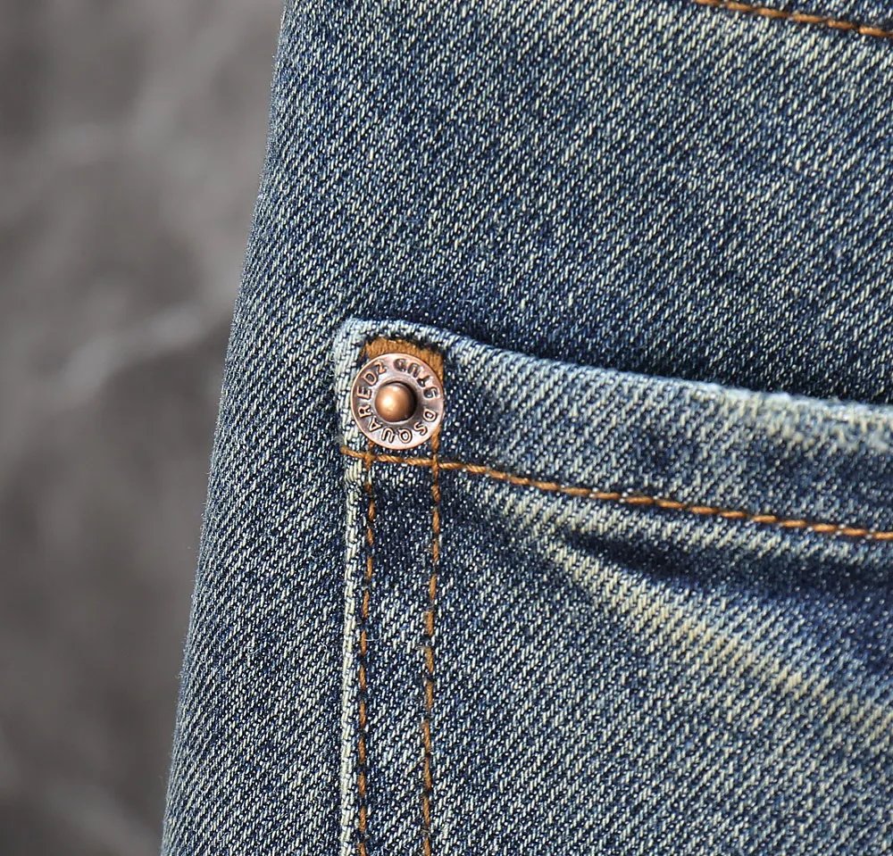 P230 2025 autumn and winter new jeans, straight slim version D2818#