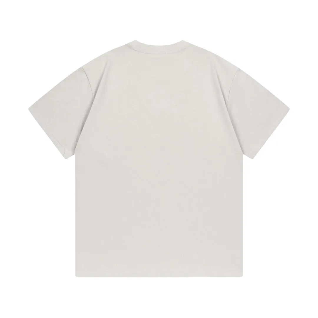 🅿️170 Dior Dior joint stone island series 2025 new three-dimensional silicone letter logo Uniform short-sleeved T-shirt for men and women ·Customized 280 grams of 100% double yarn pure cotton fabric ·Defined dyeing of 32 double-strand threads ·Laser three-dimensional convex glue technology ·Collar label, hangtag, main mark and three labels complete Color: Gray Size: XS S M L