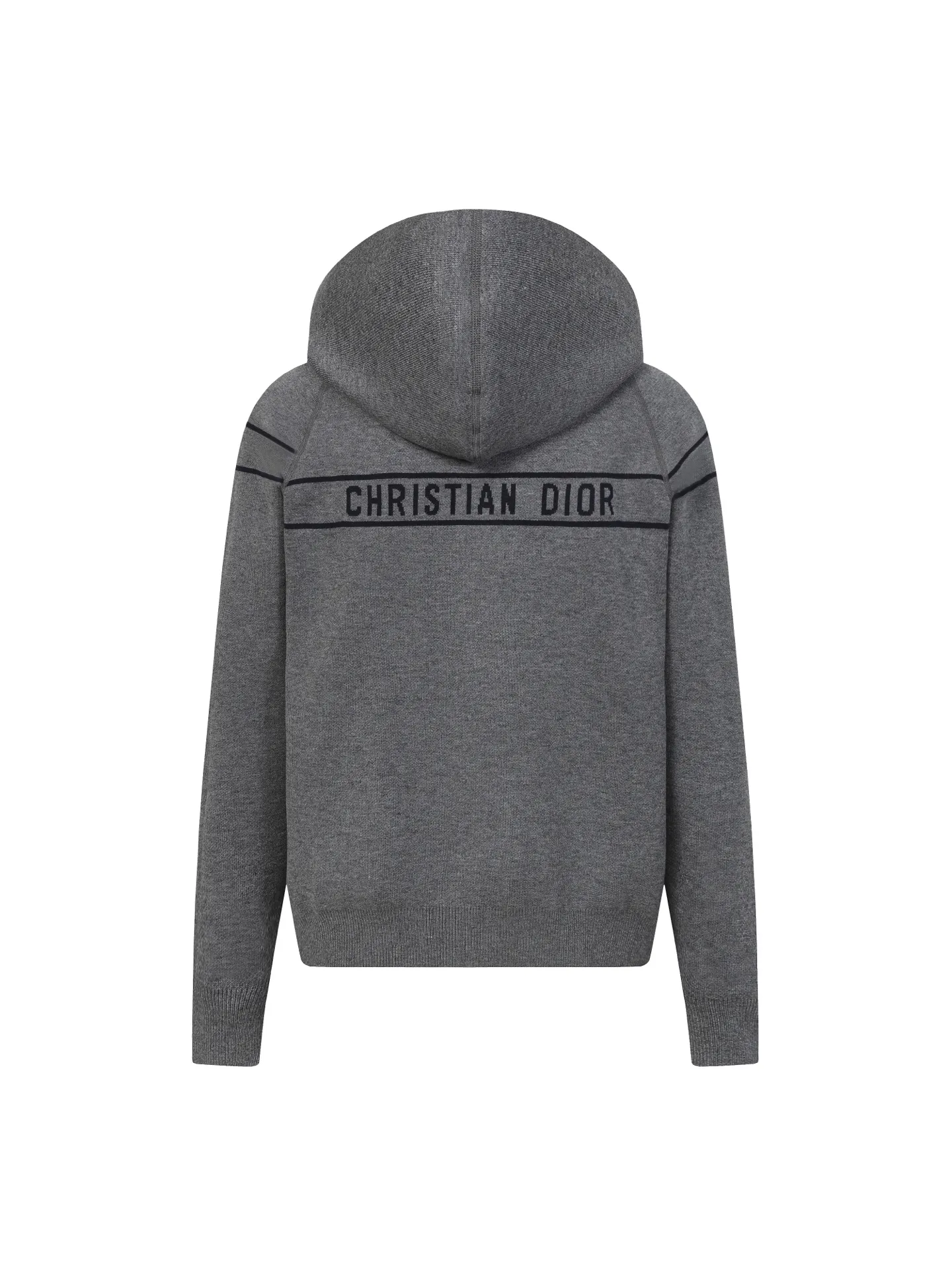 🅿️540 DIOR/Dior double-sided jacquard cashmere knitted hood (grey) was originally purchased and developed for 22,337 yuan. The fabric is made of cashmere blended knitted fabric, which is soft and comfortable. It features a zip closure at the front and subtle ribbed trimming at the cuffs and hem. The reversible design features a solid blue hue on one side and the brand's signature Oblique pattern on the other, with Cistian strap detailing on the back. The unlined cut ensures a light and effortless fit, while the slim fit creates an elegant silhouette. The entire piece has exquisite craftsmanship, double-sided knitting technology enables reversible wear, and ribbed edges enhance the three-dimensional effect. Dry cleaning and maintenance are recommended to maintain the delicate texture of cashmere fabrics. This piece is both casual and fashionable, and can be easily matched with all kinds of clothing, showing the brand's exquisite craftsmanship and classic aesthetics. Color: Navy Gray Size: S M L