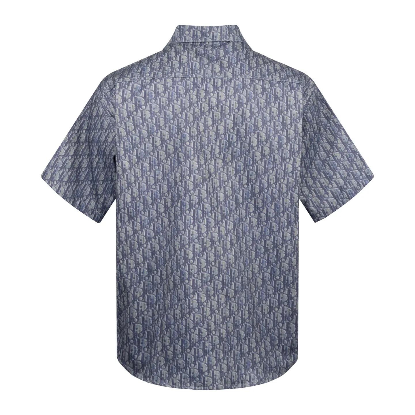 🅿️480 [Exclusive supply] CD full-print cotton twill printed short-sleeved shirt. The original version was purchased and developed in 20553. The fabric is 365g. The 7*7 cotton twill gauze fabric is custom-dyed with AB color according to the Y version of the bulk fabric color. It uses a digital direct-injection printing process with paint to scan all flower positions of the Y version. On each piece of paper, hand-painted printing sketches are used. For bulk products, the cloth-on-cut printing method is adopted. All the cut-out sketches are adjusted according to the size changes to ensure consistent printing effects for each size. The cut-outs are accurately cut using the laser burning process, and are equipped with aluminum alloy I-shaped buckles with letter logos. Size39-40-41-42