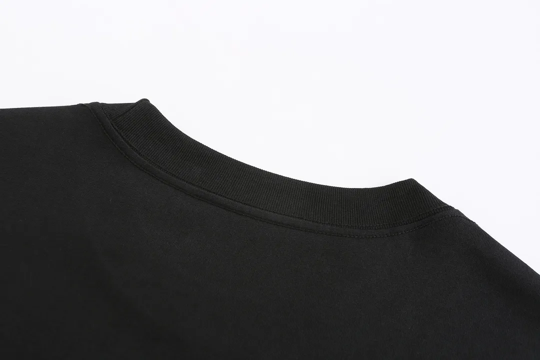 🅿️180 (Profit from cooperation) High-end quality Dior 2025Fall Spring and Summer Series Font logo short-sleeved T-shirt Different from ordinary printing Custom-woven 270G32 double yarn pure cotton fabric Loose version Same style for men and women Size: S M L XL XXL