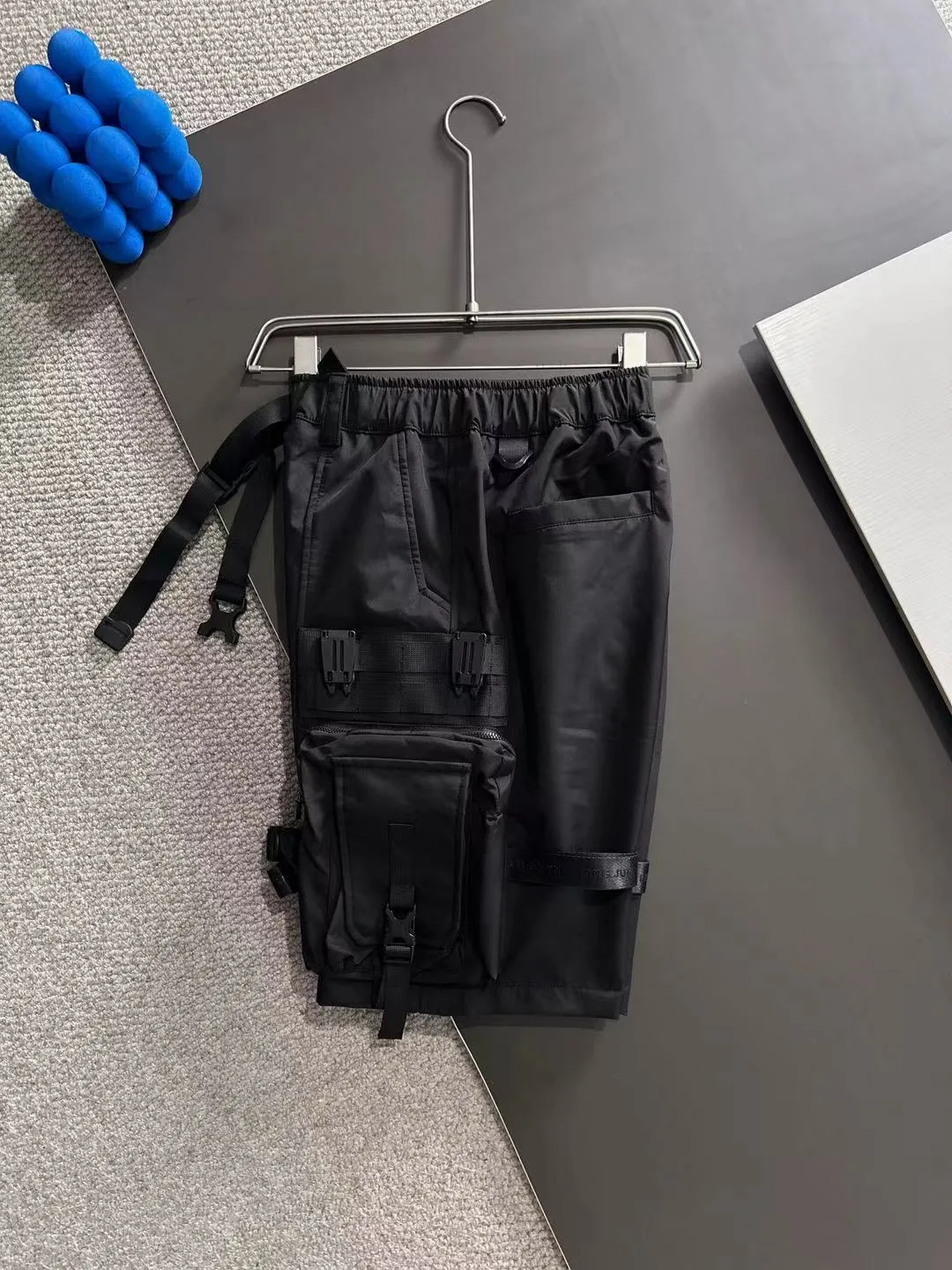 🅿️360 next day shipping DIOR Dior Heavy Industry Design Functional Workwear 2025 Men's Summer Multi-Pocket Paratrooper Pants Loose Sports Five-Fifth Pants Trendy Brand Medium Pants Size M-3XL