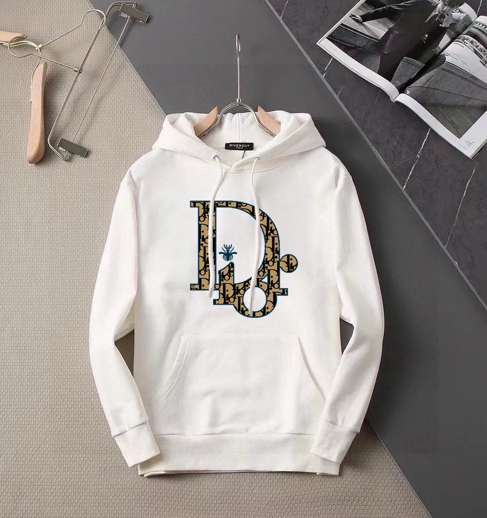 🅿️240 brand [DIOR Dior] (good news for fat people) 2025ss autumn latest long-sleeved round-neck sweatshirt, on sale simultaneously on the official website. Refreshing and breathable. Made of top Tencel Roman. Comfortable and soft. 3D three-dimensional clarity. Super fashion sense. Great for gifting and keeping for yourself. Size: M-5XL (can wear up to 220 pounds)