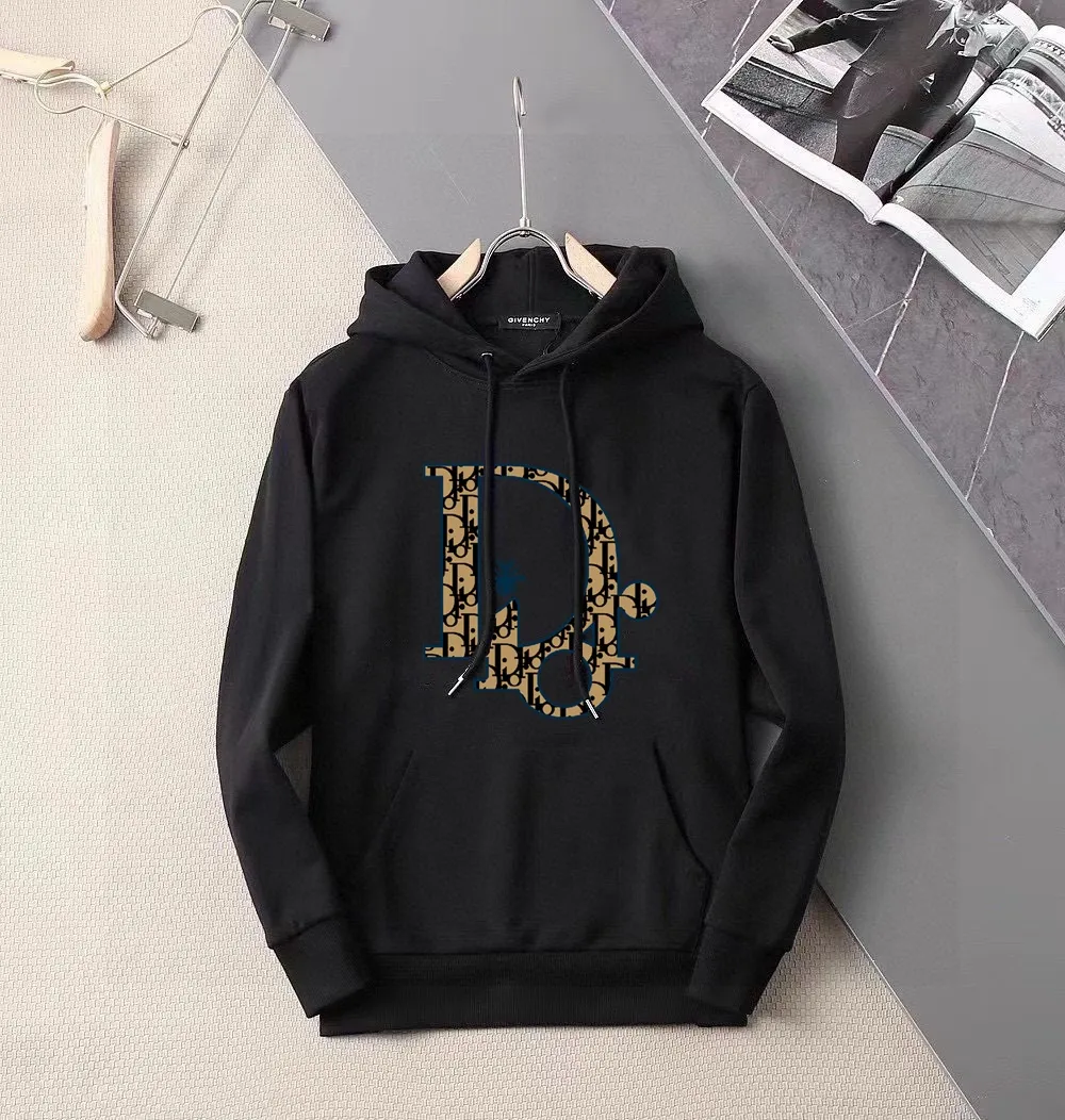 🅿️240 brand [DIOR Dior] (good news for fat people) 2025ss autumn latest long-sleeved round-neck sweatshirt, on sale simultaneously on the official website. Refreshing and breathable. Made of top Tencel Roman. Comfortable and soft. 3D three-dimensional clarity. Super fashion sense. Great for gifting and keeping for yourself. Size: M-5XL (can wear up to 220 pounds)