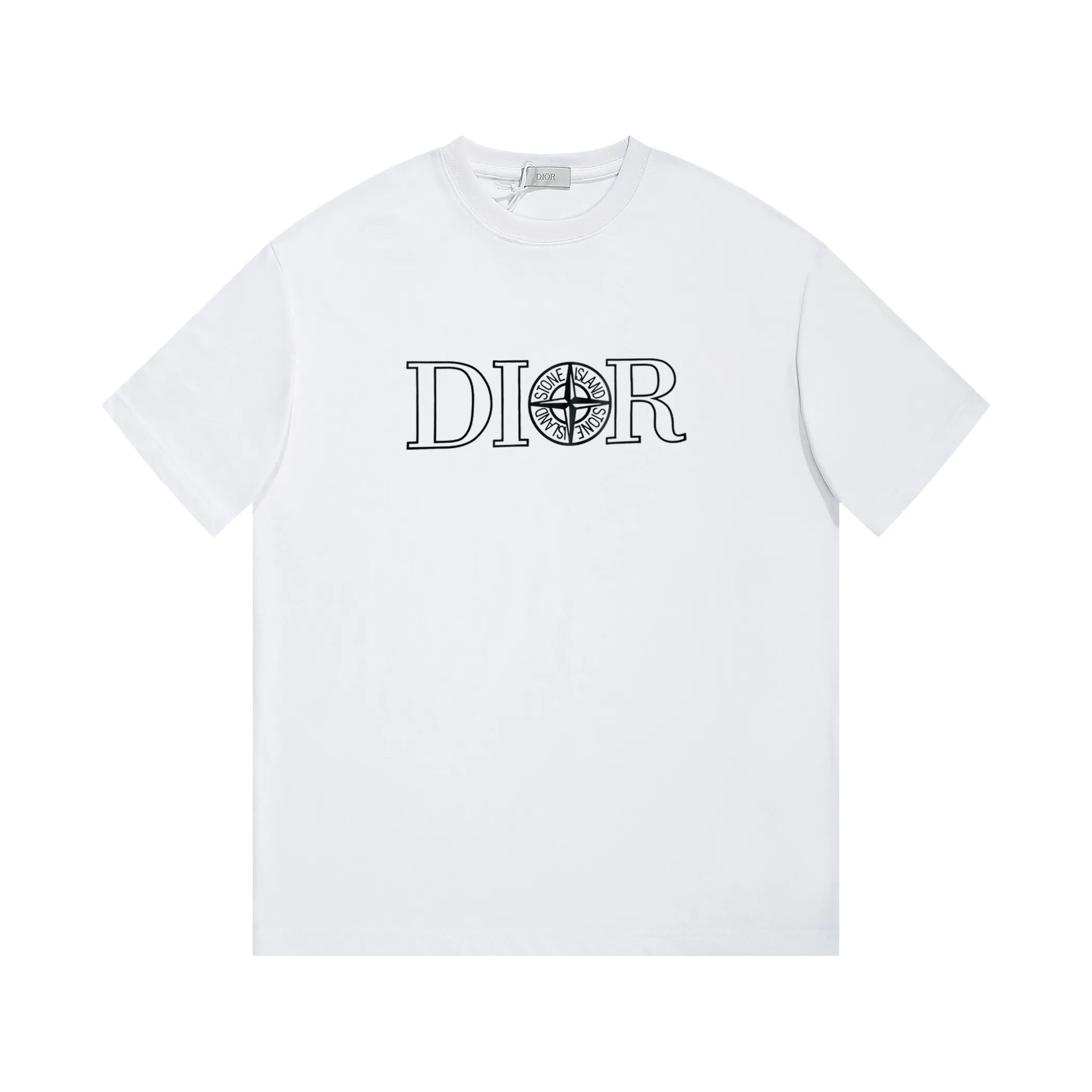 🅿️170 DIOR printed letters‼ ️Short-sleeved T-shirt® *Customized 280g cotton fabric, the fabric is soft, skin-friendly and comfortable *Laminated letter logo on the front *A very simple and elegant one that is unparalleled in terms of upper body comfort, interpreting your luxury and taste, and creating your fashionable charm. ⚠️Washing method: It is recommended to dry clean or wrap the reverse side in a laundry bag and machine wash it quickly in cold water and let it dry naturally! ⚠️ Unisex style 𝐂𝐎𝐋𝐎𝐔𝐑: White Black 𝐒𝐈𝐙𝐄: S-XL