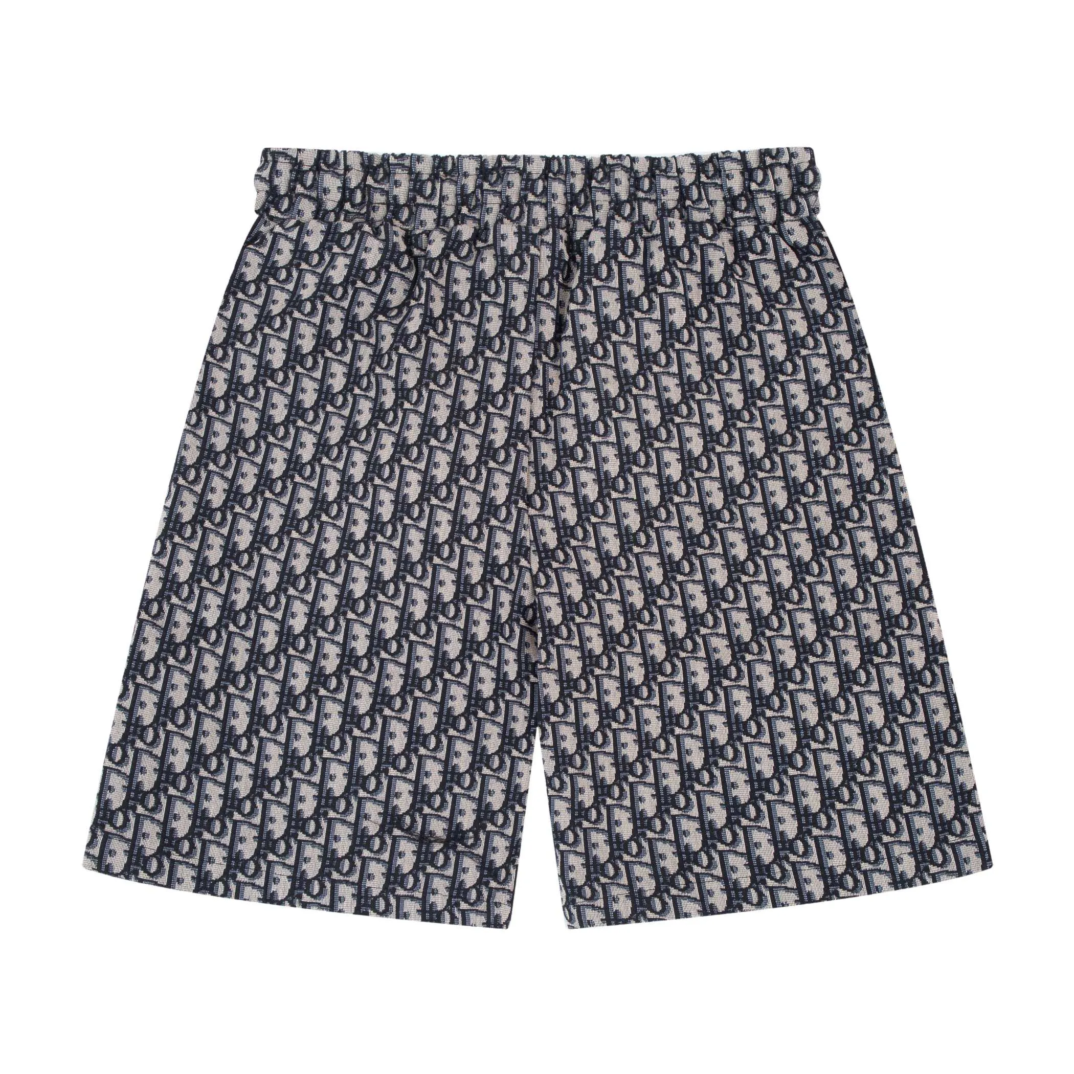 🅿️190 24SS new Dior Oxford jacquard shorts, customized fabric, embroidered logo. The version is tight and three-dimensional, with straight stripe splicing. The customized trouser cord hardware has strong texture and smoothness. The upper body is comfortable and breathable. It has a concave and convex three-dimensional feel. Fashionable and casual wear. Size M-4XL