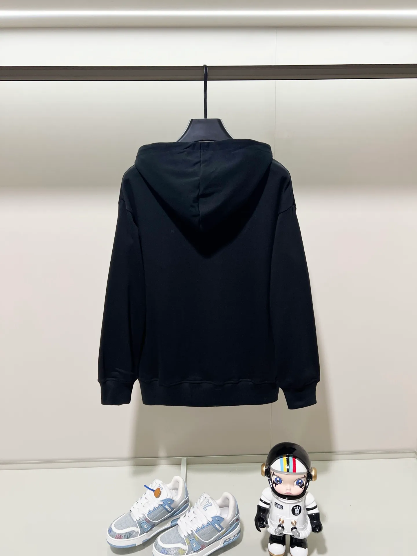 🅿️290 DIOR/Dior 420g pure cotton fabric hooded sweatshirt, classic rope embroidery signature on the chest ✍️letter LOGO logo technology, official synchronization, high version, high quality, fashionable personality, versatile trend, pure original quality, original fabric, tag, collar label, washed wheat, three standards complete, color: black, apricot, blue. Size: XS-L