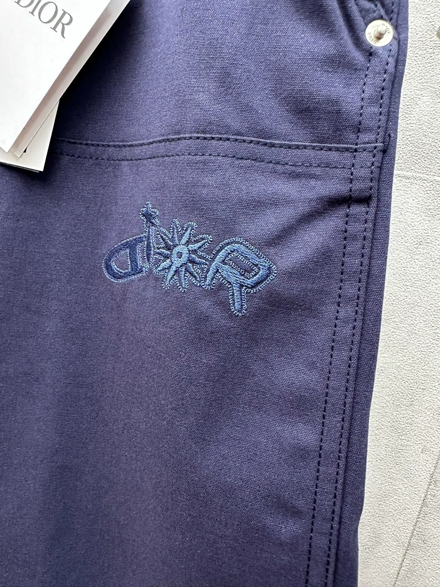 🅿️440 DIOR Dior 25ss new blue cotton shorts, from the DIOR AND LEWIS HAMILTON limited series. Size: S M L XL