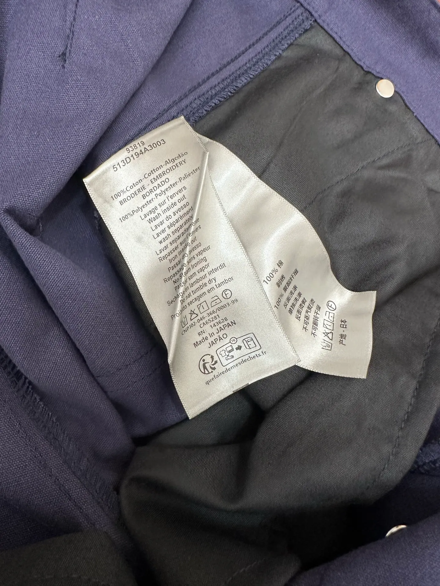 🅿️440 DIOR Dior 25ss new blue cotton shorts, from the DIOR AND LEWIS HAMILTON limited series. Size: S M L XL
