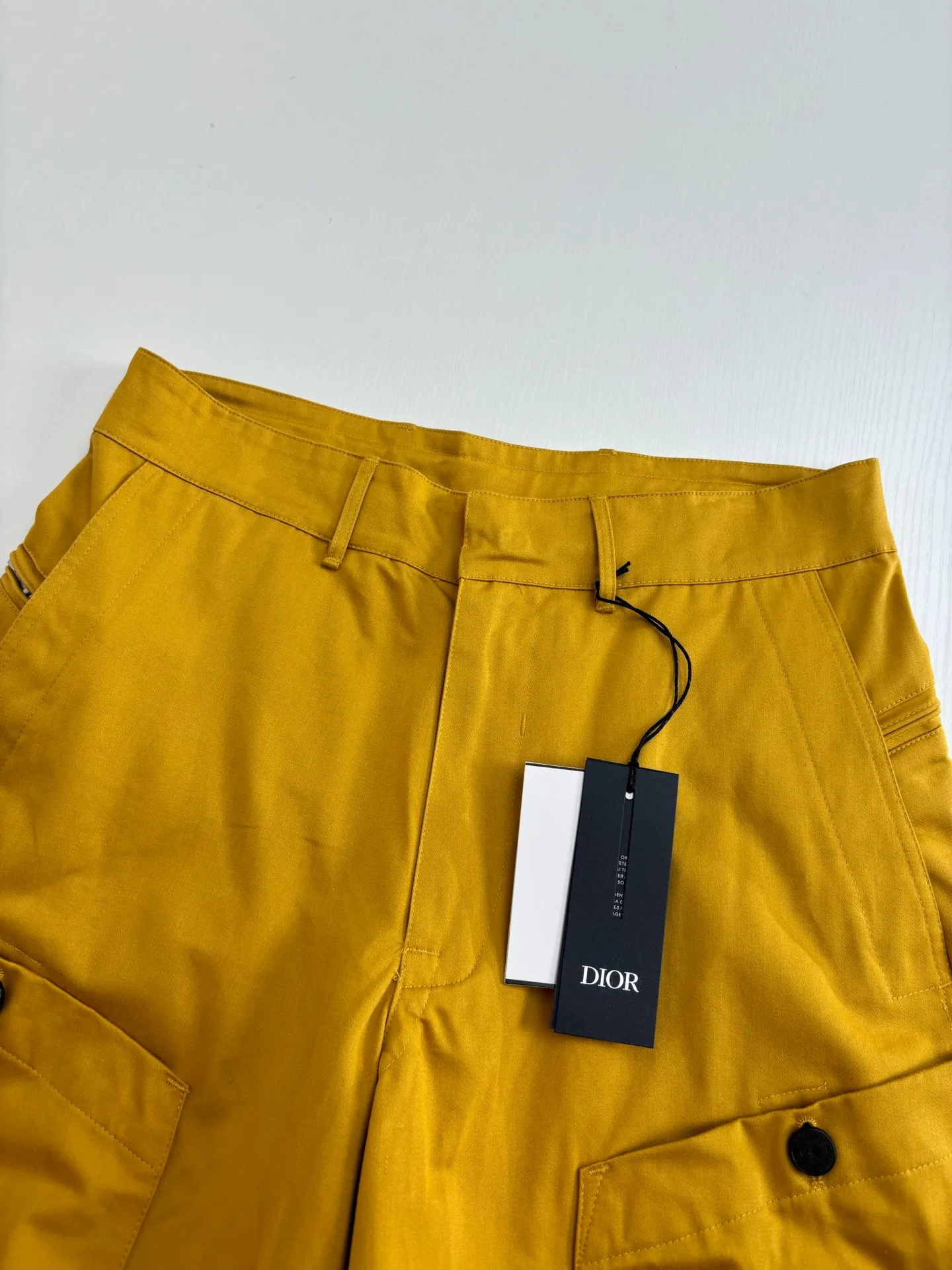 🅿️550 Dio*/Dior 25Ss Stone Island co-branded multi-functional shorts, custom-woven and dyed technical canvas fabric, Stone Island policy armband, custom-woven flat machine rib, perfect restoration, mold opening, latest co-branded hardware Sizr: S/M/L/XL