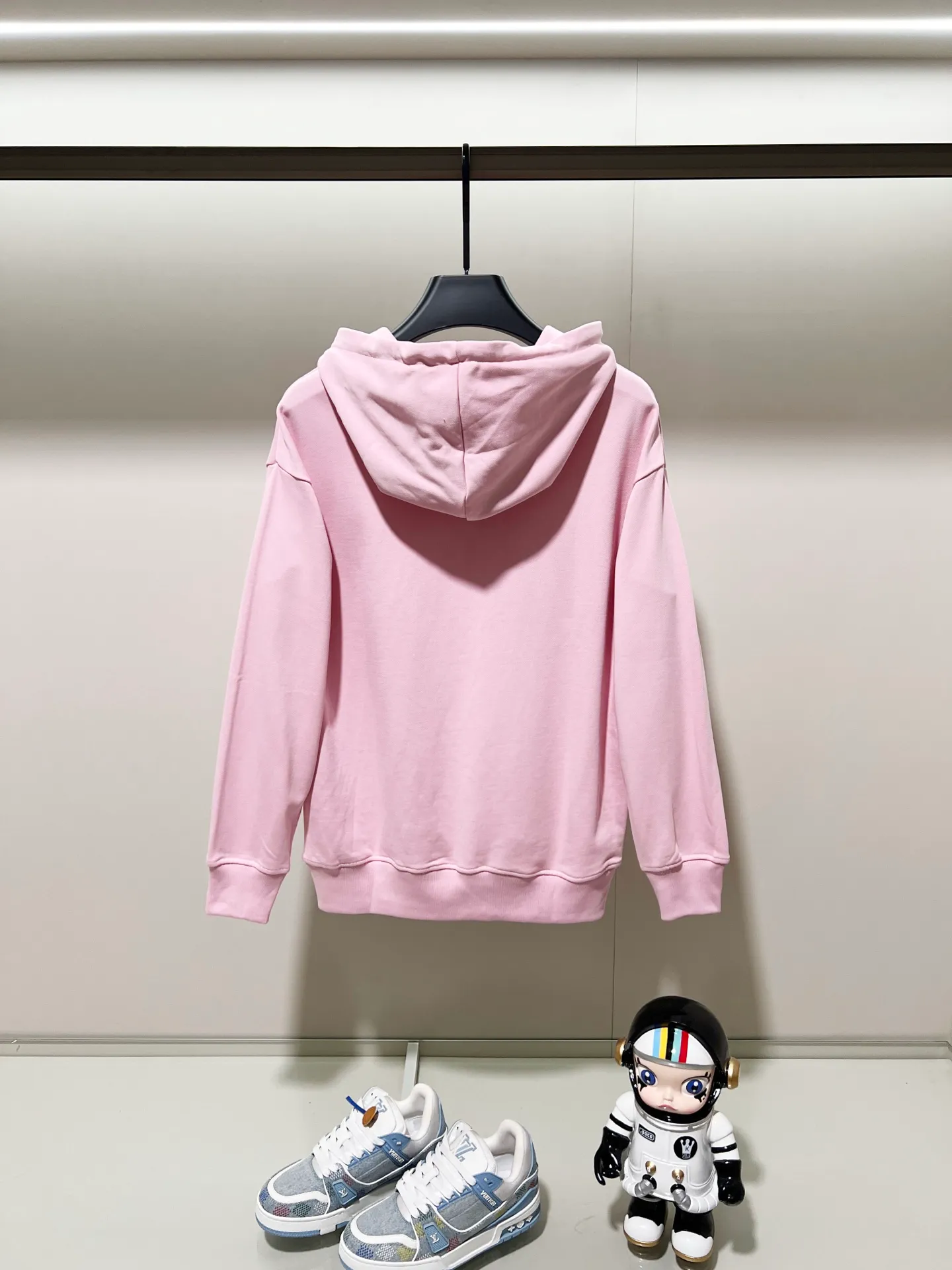 🅿️290 DIOR/Dior 420g pure cotton fabric hooded sweatshirt, classic and simple micro-label CD letter logo LOGO embroidery🪡 process, official synchronization, high version, high quality, fashionable personality, versatile trend, pure original quality, original fabric, tag, collar label, washed wheat, complete three standards, color: black, white, pink, gray, khaki. Size: XS-L