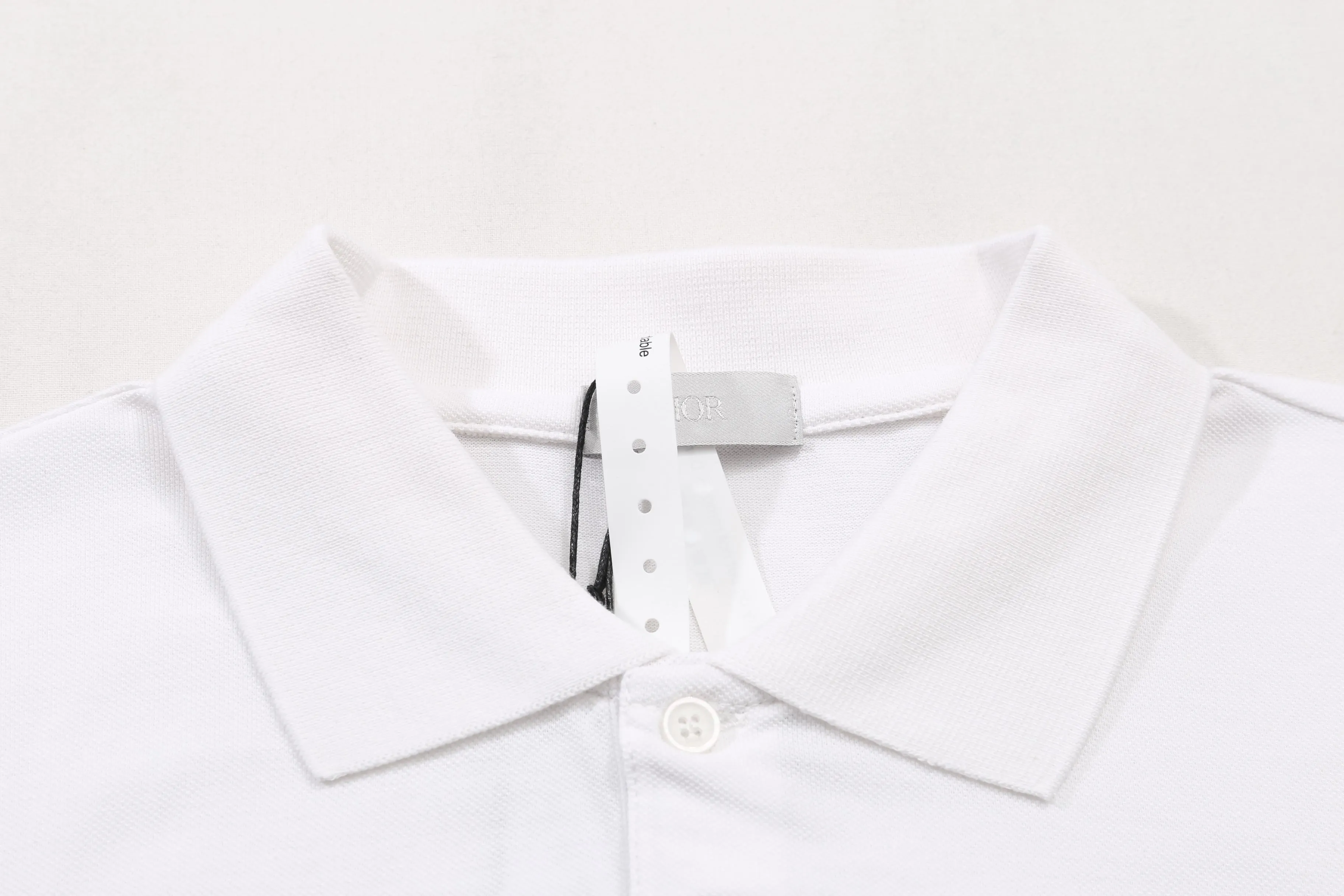 🅿️200 Correct version of high quality DR summer2025ss new CD Hylton Nel joint embroidered cat lapel short-sleeved polo shirt SIZE: XS S M L