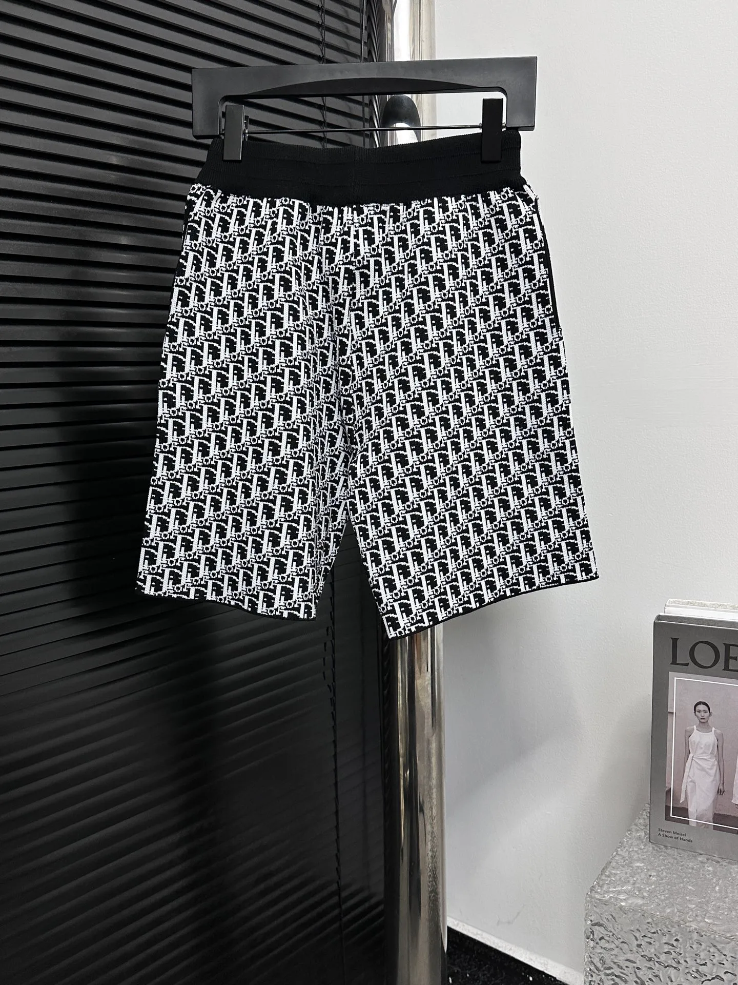🅿️180 【DiOR】Dior 25ss new knitted shorts with classic logo. Delicate feel, a must-have item in summer, and the upper body effect is super handsome! Size: S-XL