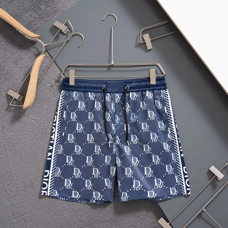 🅿️130 #V2528 [Restock all year round] Dior 2025 latest style shorts and beach pants, a must-have for beach travel, high-order original hardware! The upper body effect is super positive, and the leg lines are fully highlighted. The texture of imported quick-drying fabrics is tight and delicate, and the panoramic high-definition logo design makes the upper body very comfortable and stylish. It is also extremely practical and versatile. It is worth buying! Size: M L XL XXL 3XL