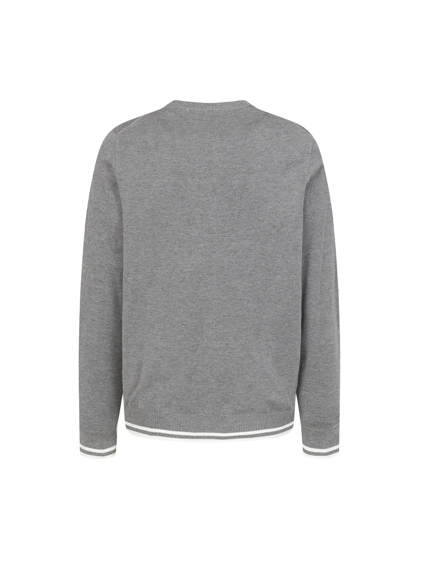 🅿️390 CD 24FW letter embroidered crew neck sweater, originally purchased and developed for 13,000, using 70 wool, 30 camel hair blended 40 count double-ply yarn to carry the ball. The pattern-spun yarn is custom-dyed in gray, and an imported 12-needle knitting machine is used for the plain weave process. The embroidery uses high-density three-dimensional embroidery process, and the entire garment is specially washed with wool to prevent shrinkage. Buttons are custom made of natural resin with logo engraving. Same style for men and women! size: S/M/L
