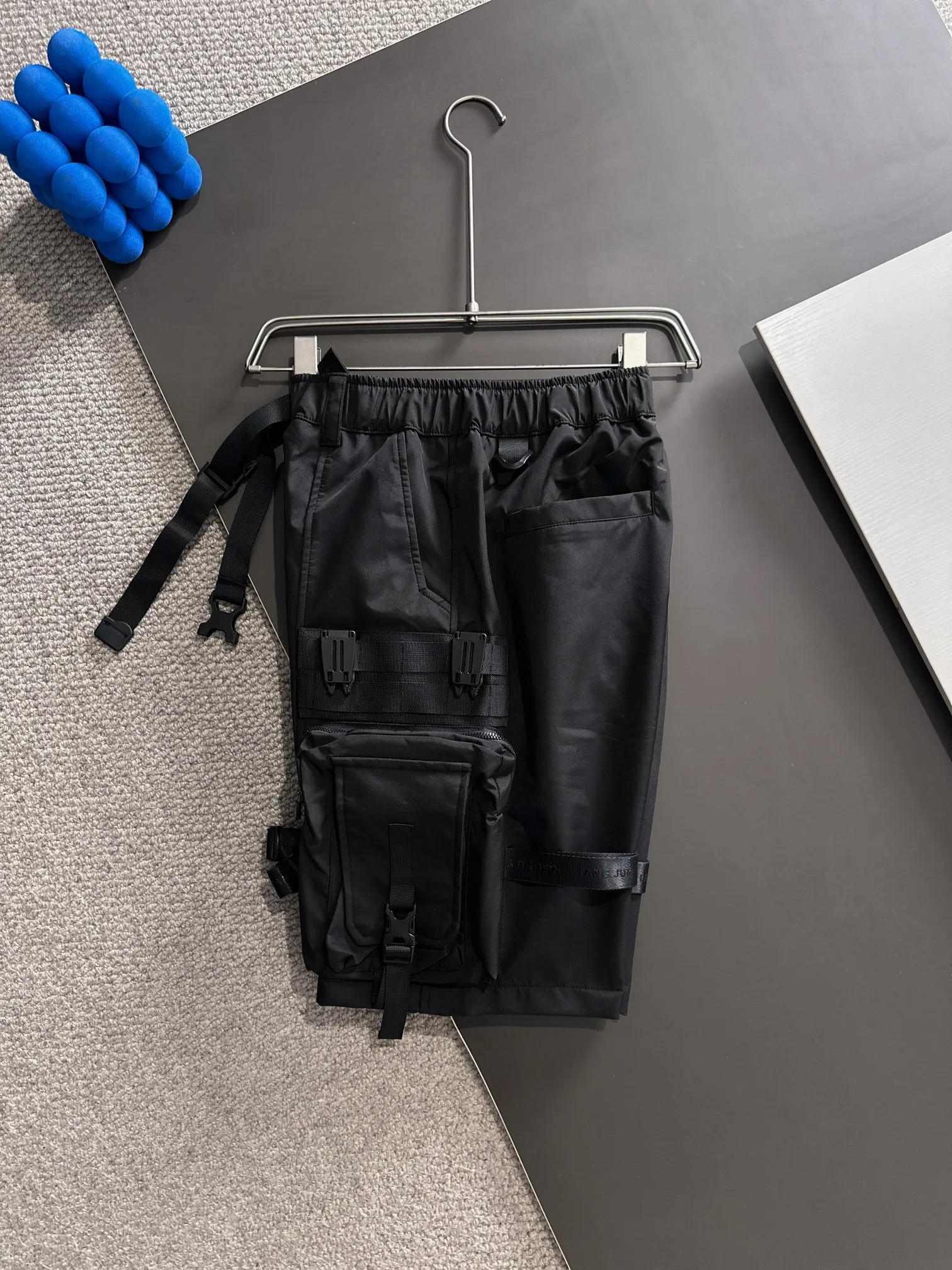 🅿️360 Next Day Shipping Dior Heavy Industry Design Functional Workwear 2025 Men's Summer Multi-Pocket Paratrooper Pants Loose Sports Five-Fifth Pants Trendy Heavy Industry Medium Pants Size M-3XL