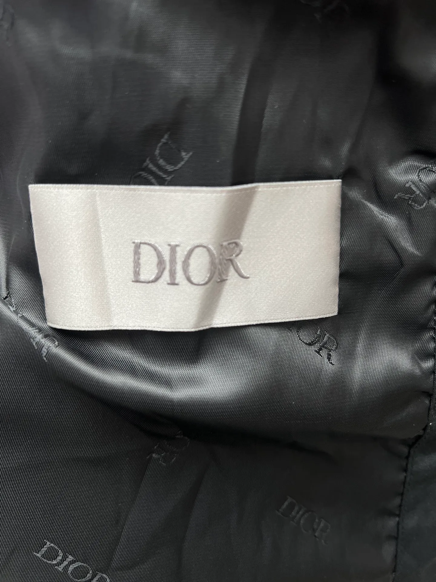 🅿️640 Dior 25ss new solid color logo printed hooded zipper long-sleeved jacket! Size: S.M.L.XL.