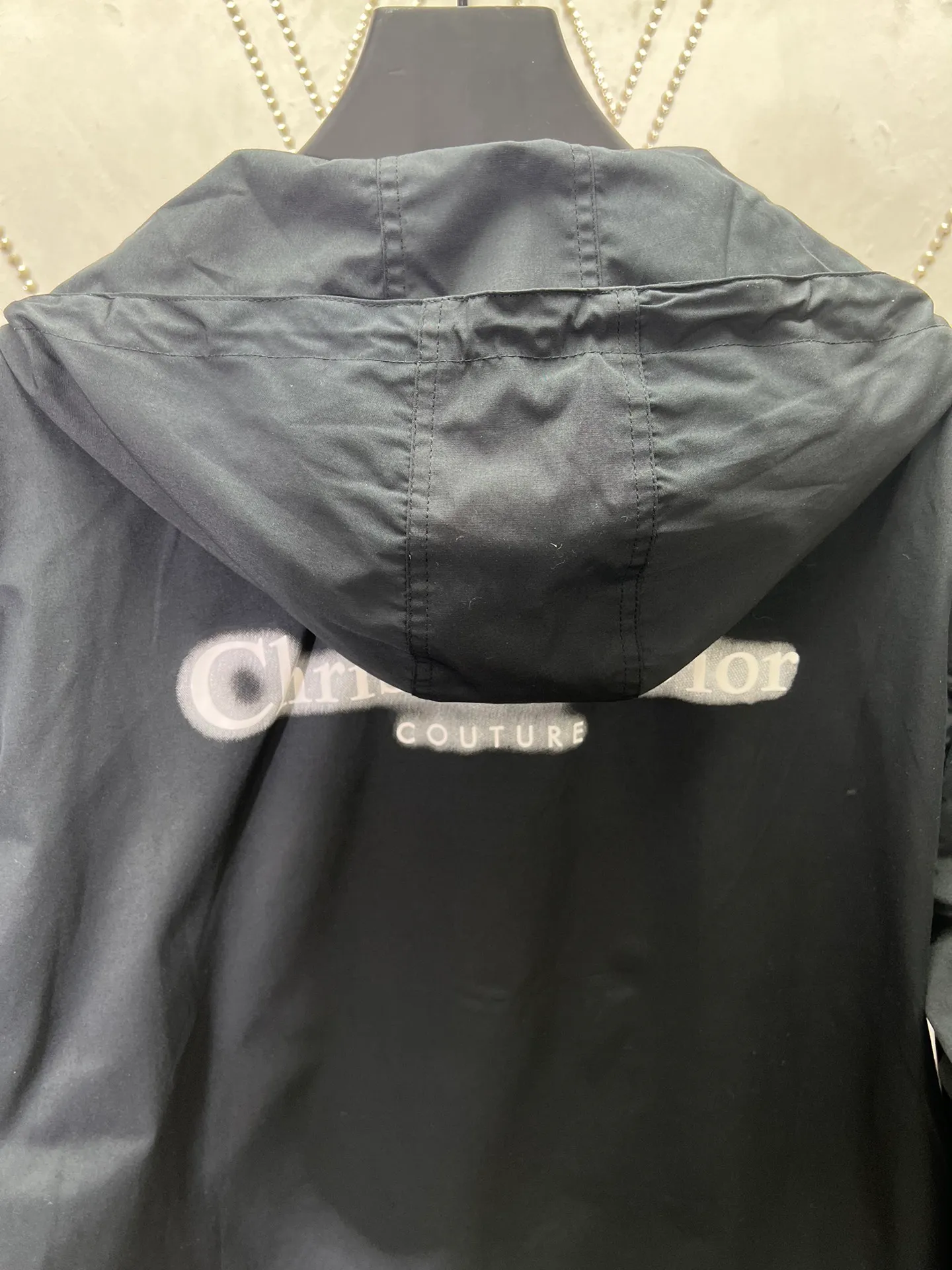 🅿️640 Dior 25ss new solid color logo printed hooded zipper long-sleeved jacket! Size: S.M.L.XL.