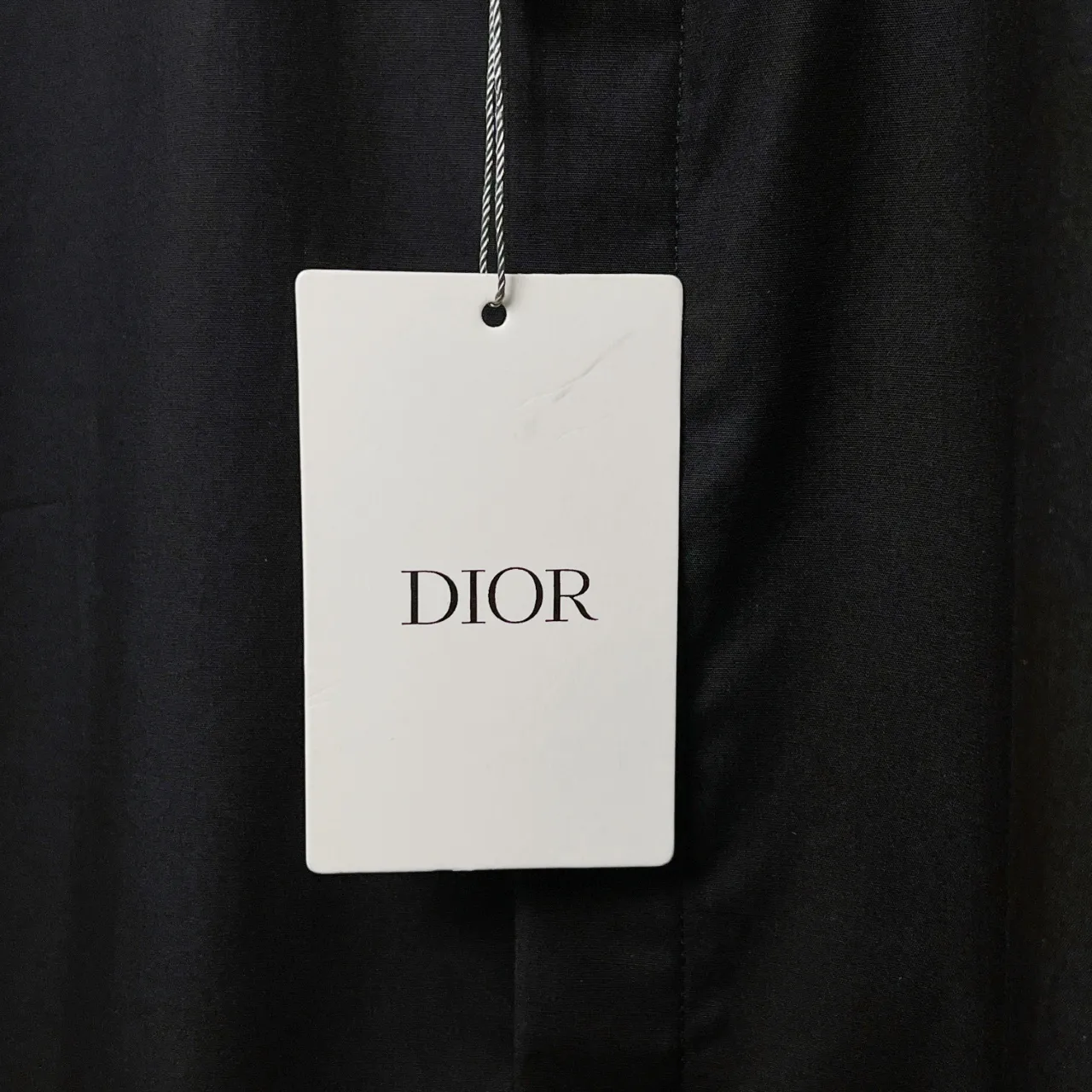 🅿️326 DIO*/Dior Placket Classic CD Metallic Shirt Size: M-4XL Color: Black White