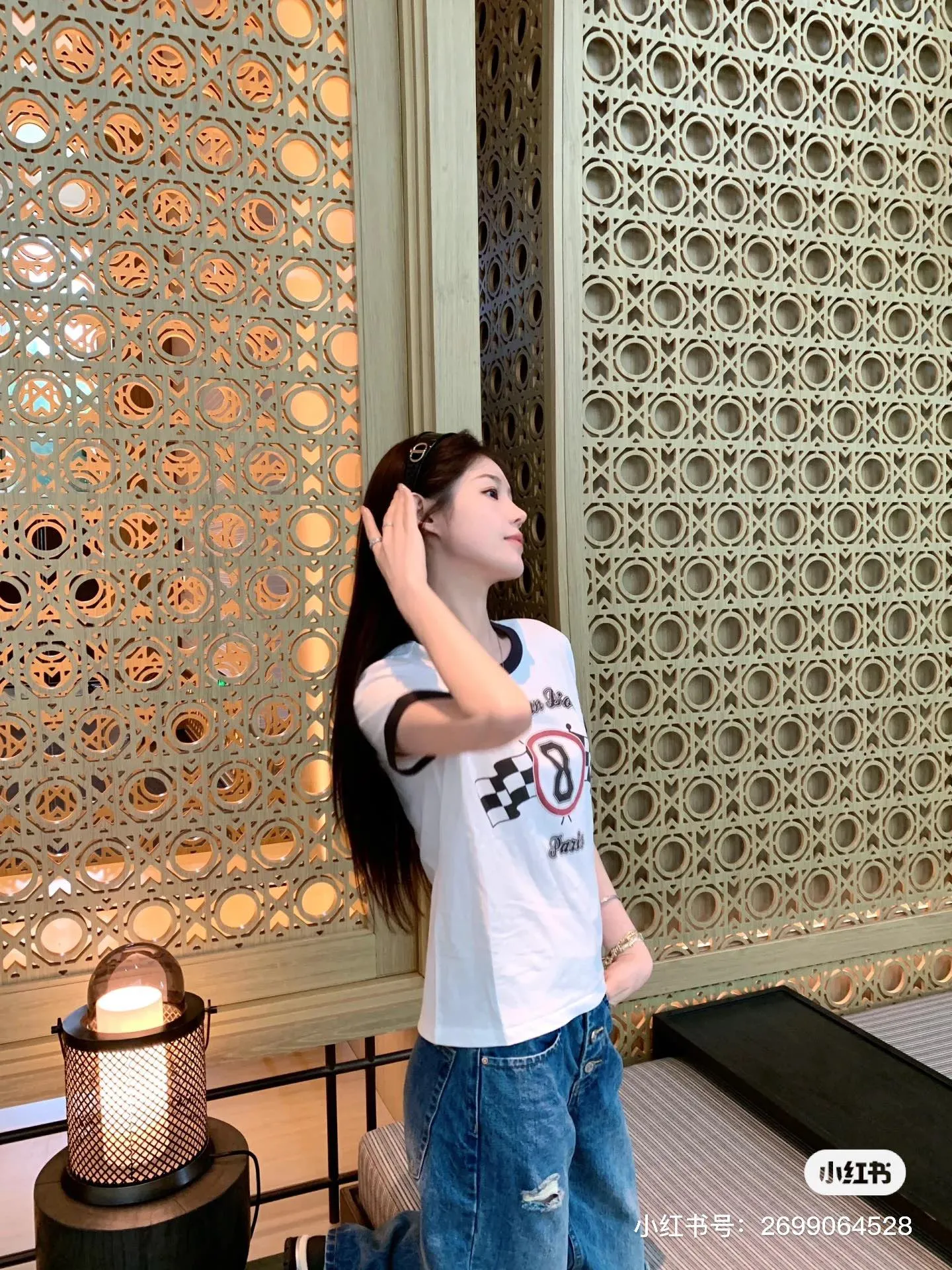 🅿️130 M251##Dior•🇫🇷25ss new linen printed thin short-sleeved T-shirt ✅✅✅Ready stock Focus on quality and feel free to compare Size: S M L Color: White
