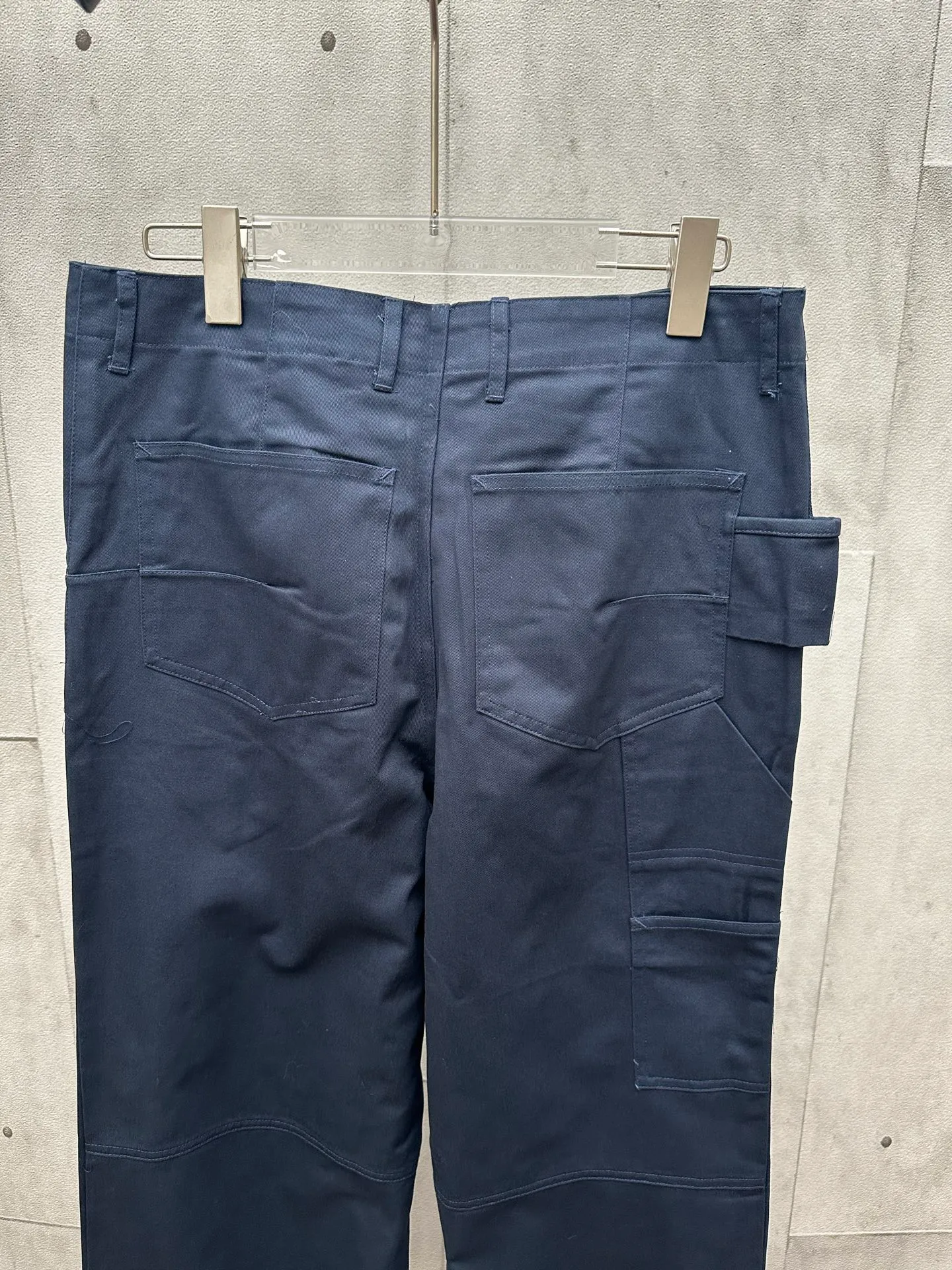 🅿️500 DIOR Dior 25ss new navy blue cotton twill trousers. Classic style shows casual style. Drawstring at the bottom. Size: S M L XL