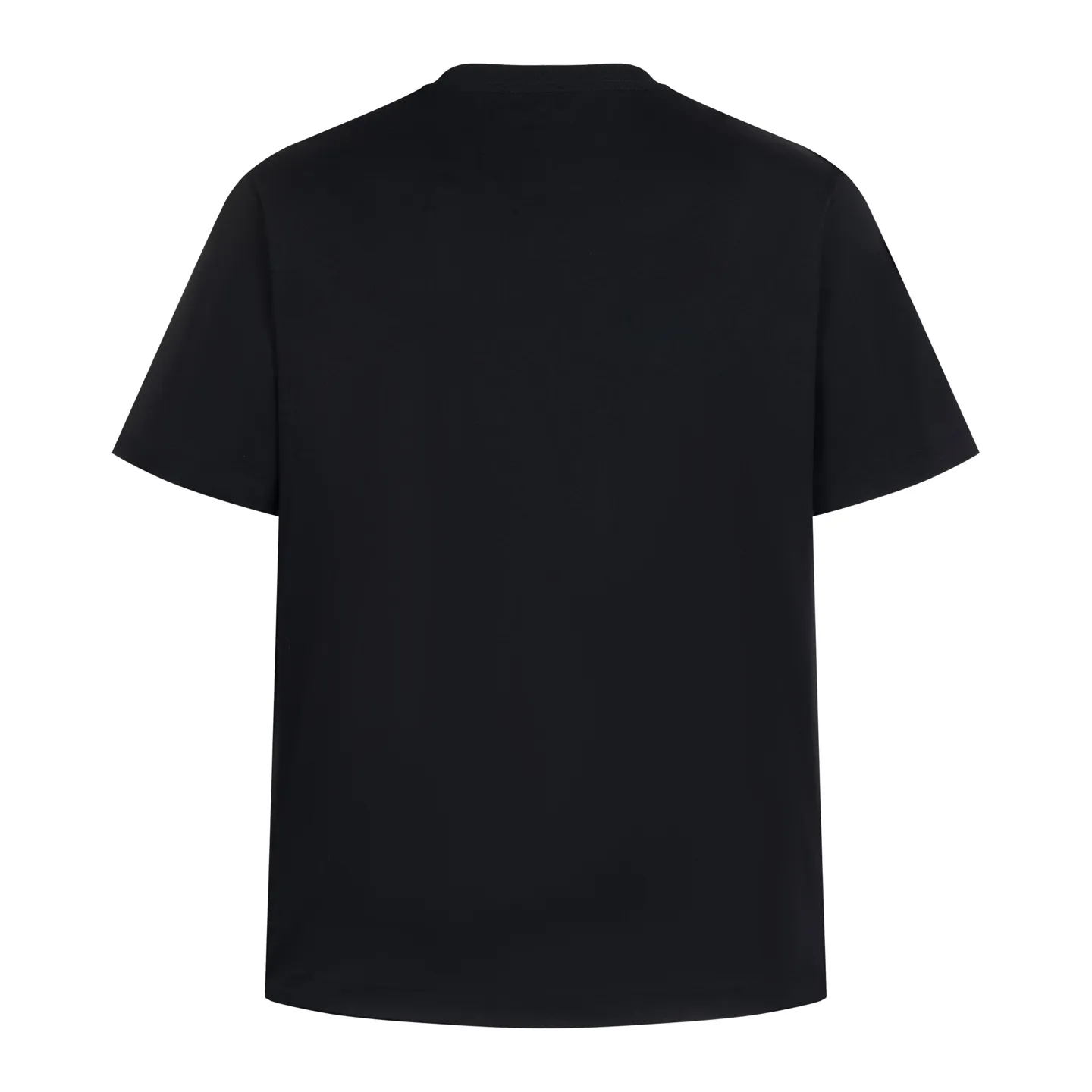 🅿️280 [Exclusive supply] CD 25FW simple label short sleeves (black) The fabric is made of 24S 185g special woven compact cotton fabric, and the rib is made of 32S 300g double yarn rib. This T-shirt is new to the 2025 winter men's collection. It is decorated with a CD Paris logo label inspired by the spirit of haute couture to enhance the style and pay tribute to the extraordinary craftsmanship of the workshop. Crafted from black cotton jersey with a ribbed crew neck and cuffs, it can be worn with track pants for a casual look. It is woven with 24-count special compact cotton yarn. The weaving process requires high standards and requires the use of advanced looms and high-quality raw materials. Specially woven compact cotton has many advantages, such as softness and comfort, good breathability, strong wrinkle resistance, good durability, etc.; it has a tighter, softer and more delicate texture and feel. The brand label on the chest is embellished as the brand's signature detail and is woven using double-sided jacquard technology; black threads are embedded in the white base, or micro-letters are formed through the density of the yarn. The edge of the label is processed by laser cutting, and there are no defects such as yarn leakage and yarn leakage. Size:XS/S/M/L
